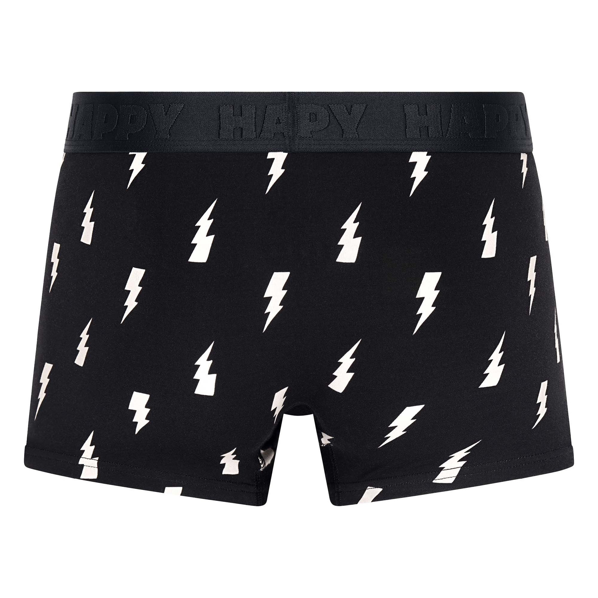Happy Socks Boxer Herren Boxershort 3er Pack Baumwolle Boxers 3-Pack (Packung, 3er Pack)