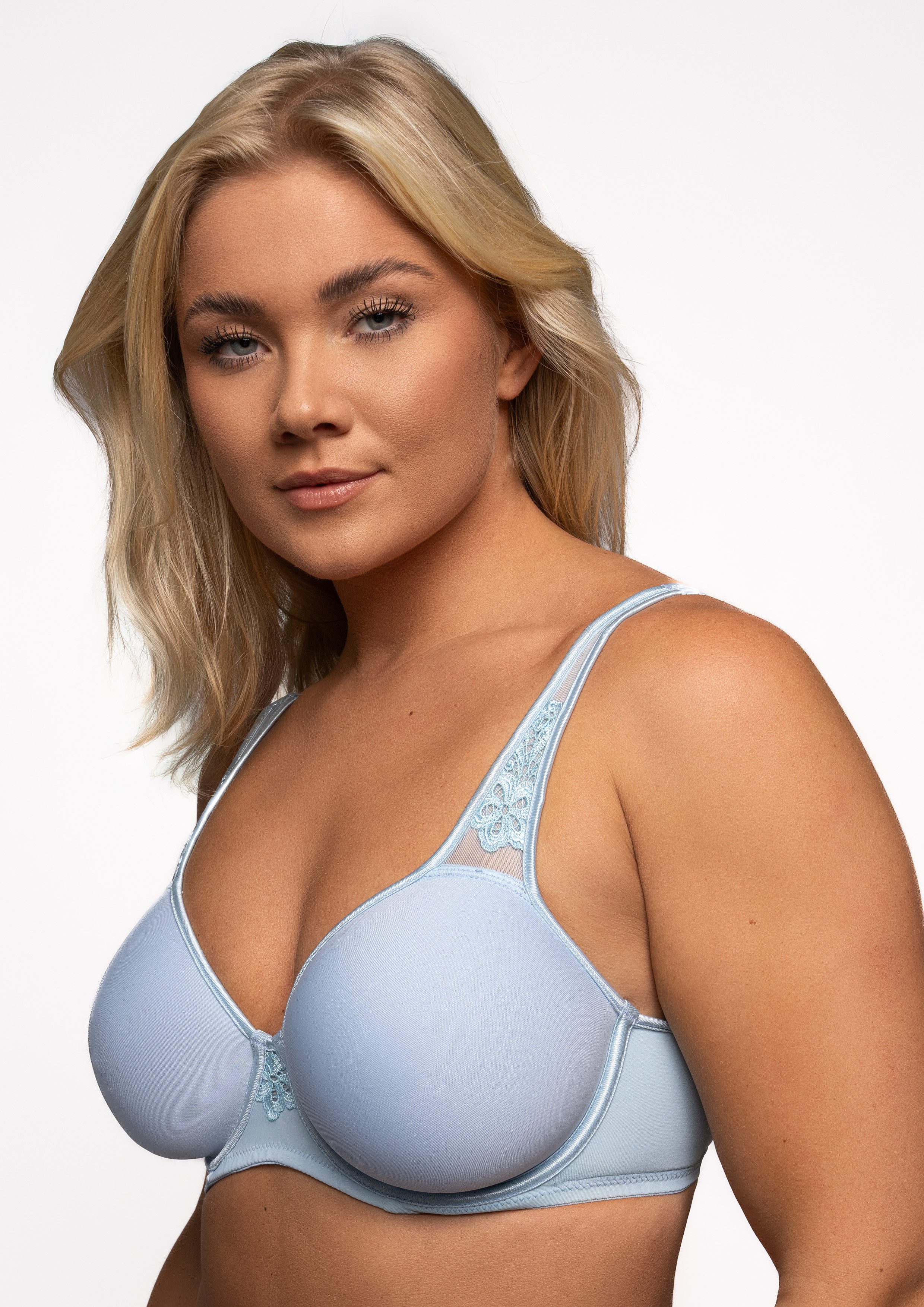 Elbrina Bügel-BH Spacer Bra vorgeformte Cups, breite Träger, mit Bügel, mit Spitze, feminin – Bild 2 von 4