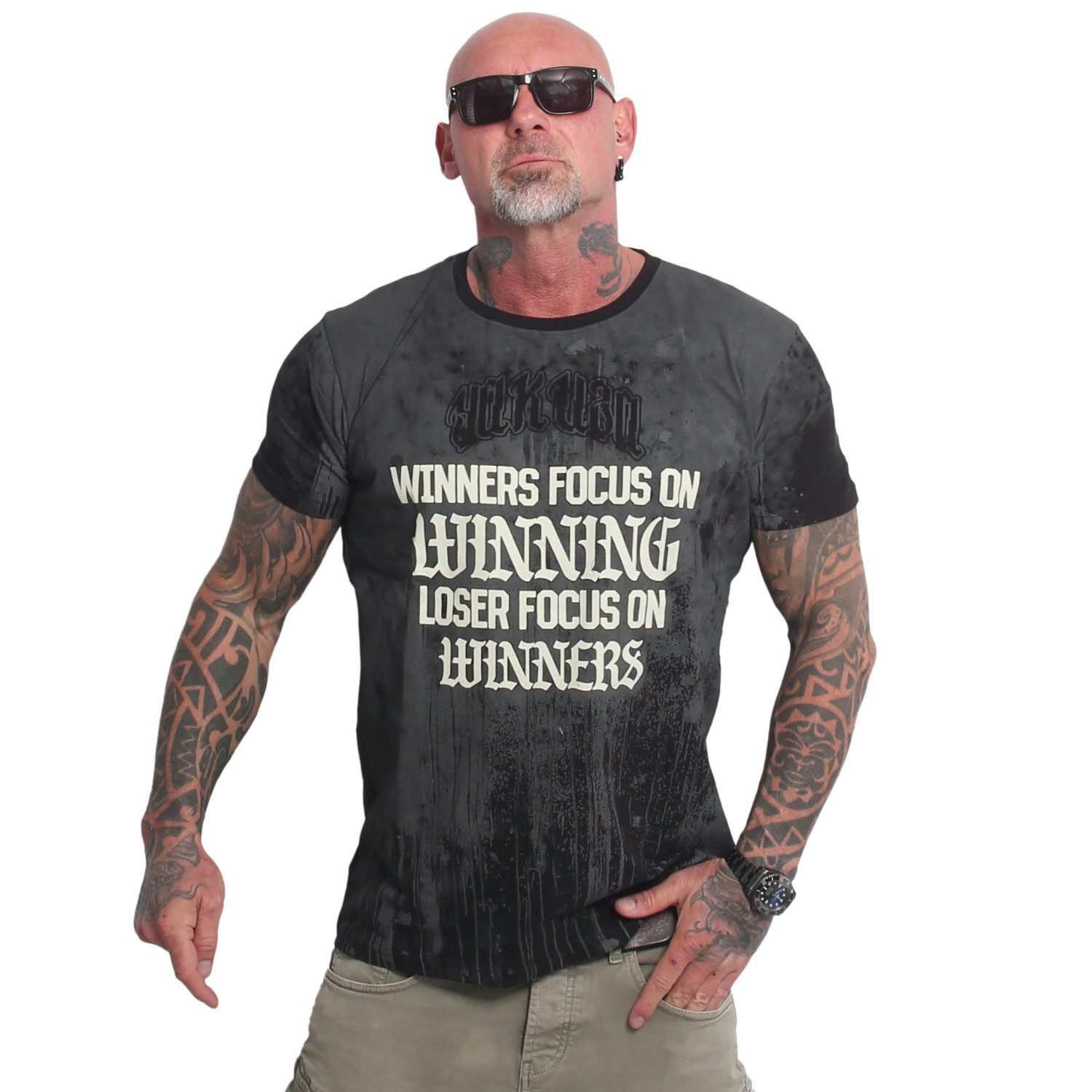 YAKUZA T-Shirt Winners Allover günstig online kaufen