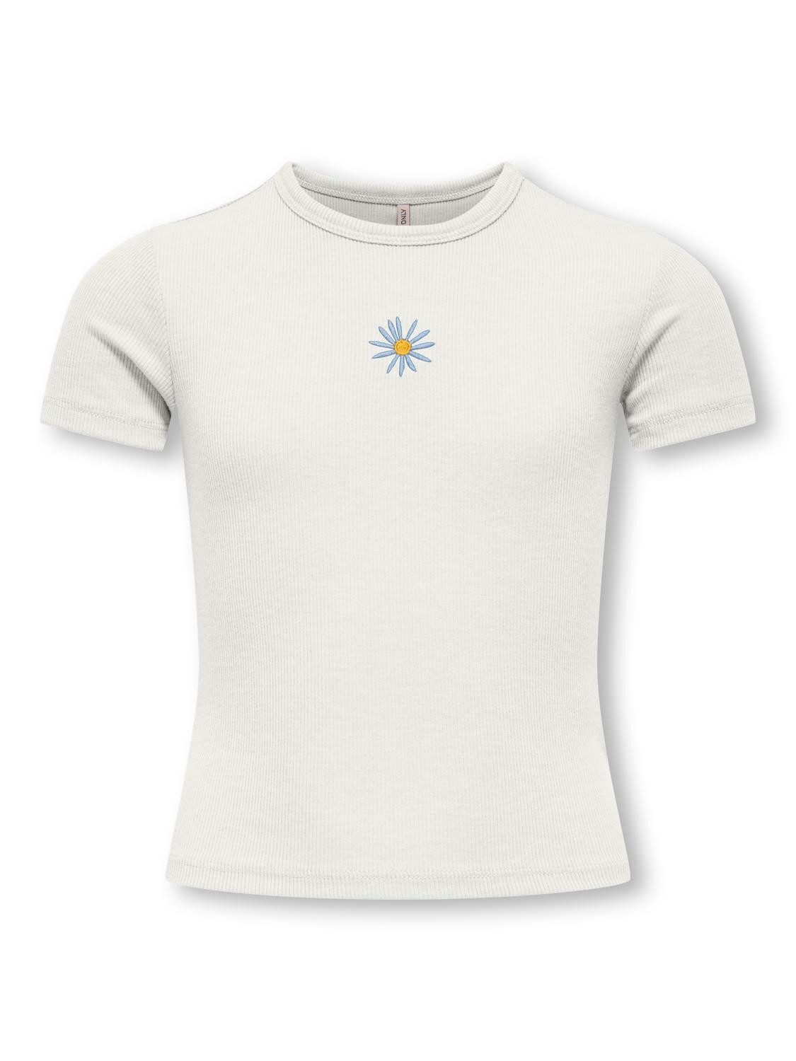 KIDS ONLY T-Shirt KOGELVA JUNE EMB S/S TEE CS JRS