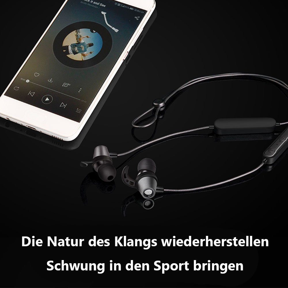 In-Ear Bluetooth-Kopfhörer in Bluetooth GelldG Grau Kopfhörer