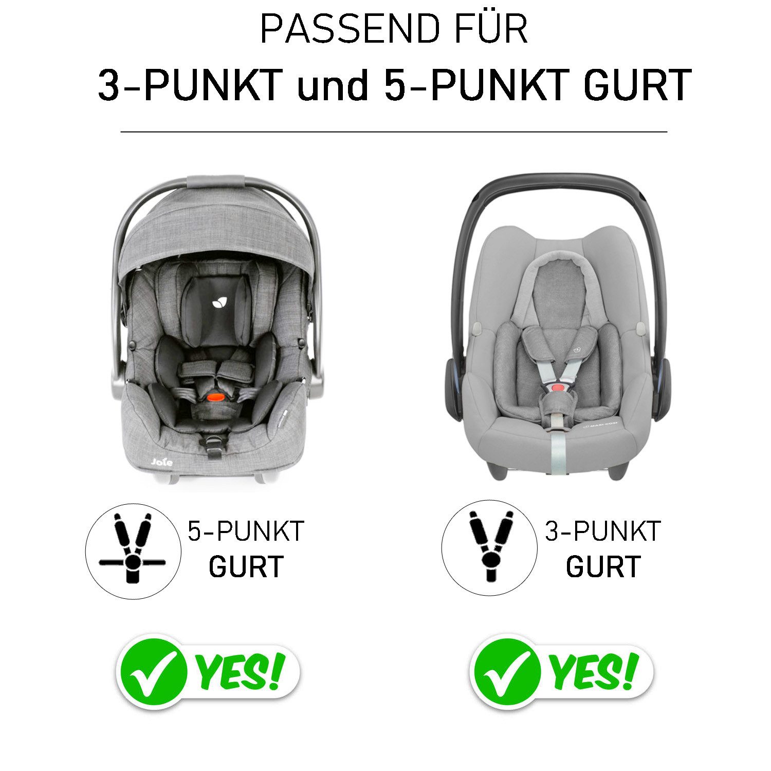 BABEES Fußsack Fußsack BABYFUßSACK für Babyschale Frühling Übergang warm mit Füllung, Einschlagdecke Fußsack Universal Baby GANZJÄHRIG