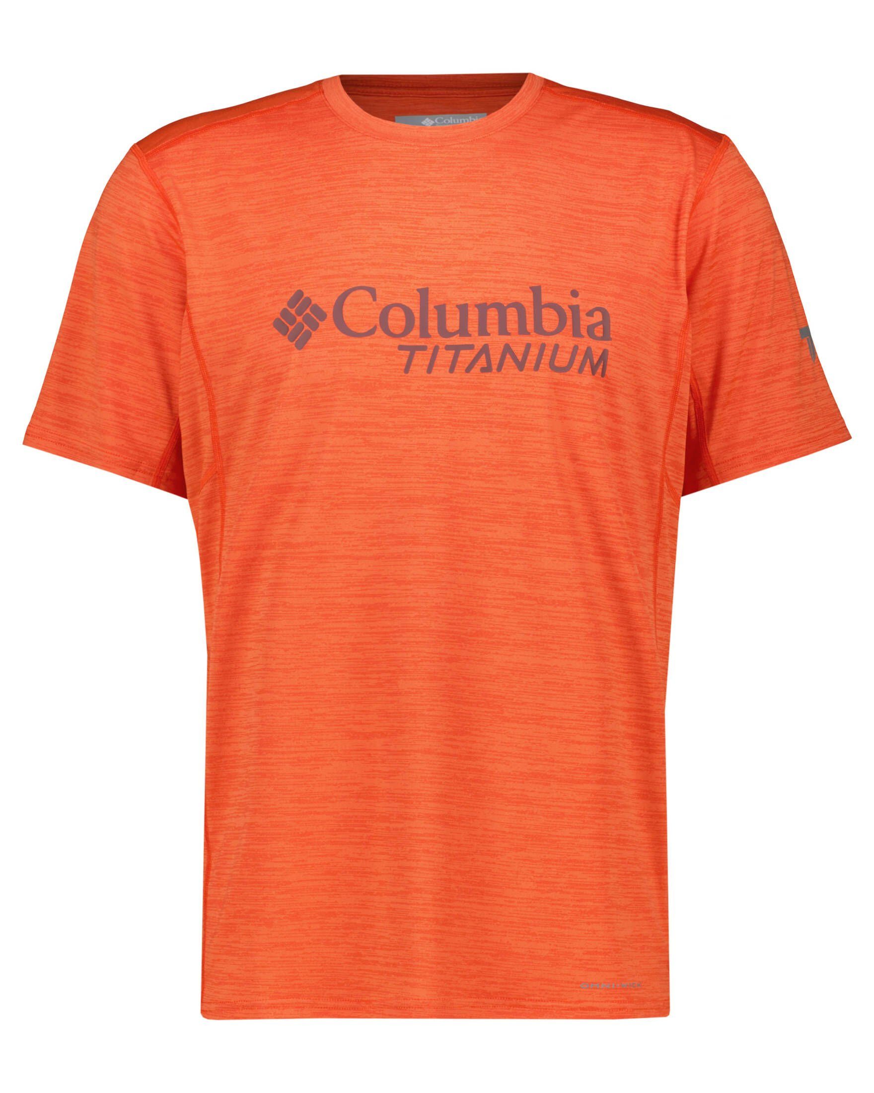 Columbia T-Shirt Herren T-Shirt TITAN PASS (1-tlg) curry (850)