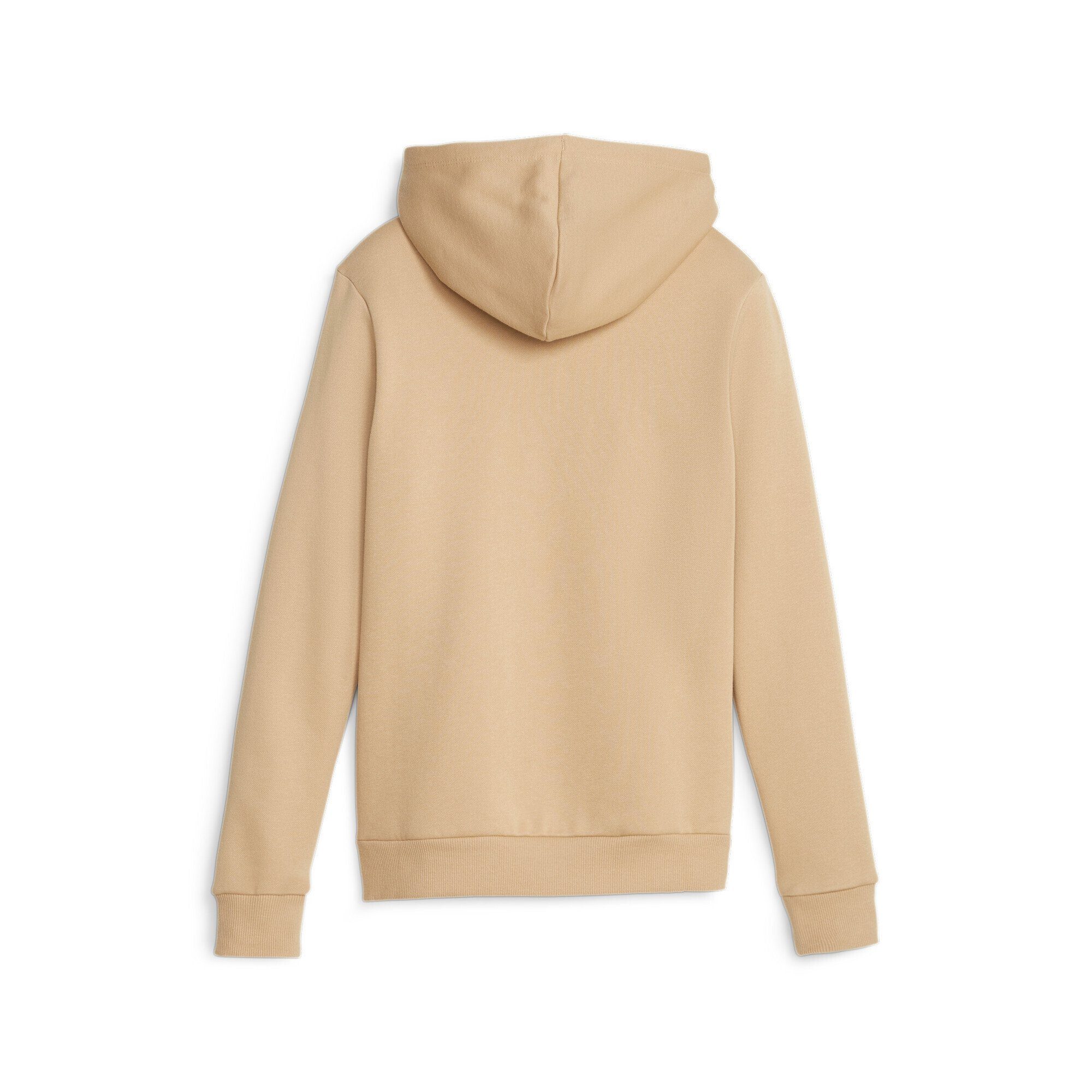 PUMA Logo Damen Dune FL Sweatshirt hoodie Essentials Sand Beige