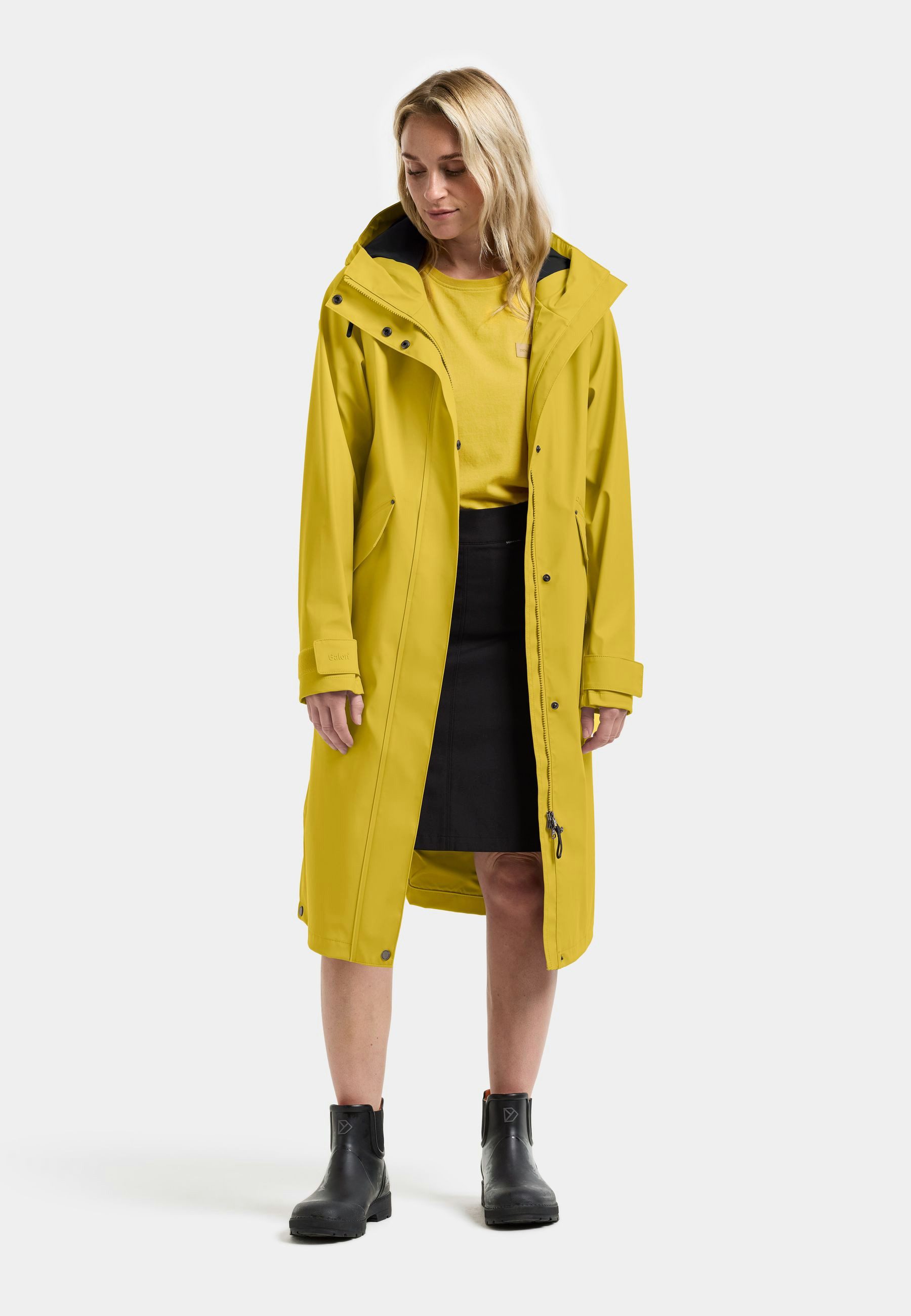 Didriksons Regenmantel Damen Regenjacke Wasserdicht MELINDA mit Kapuze mit Taschen