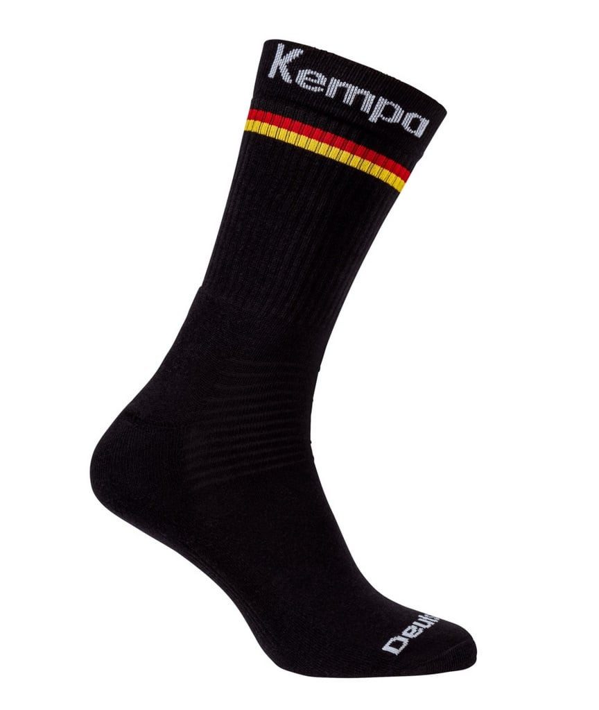 Kempa Шкарпетки Indoorsocke Team Deutschland/Germany schwarz - 1 Paar