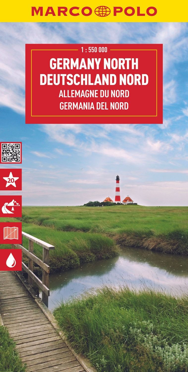MARCO POLO Reisekarte Deutschland Nord 1:550.000 / Marco Polo Verlag