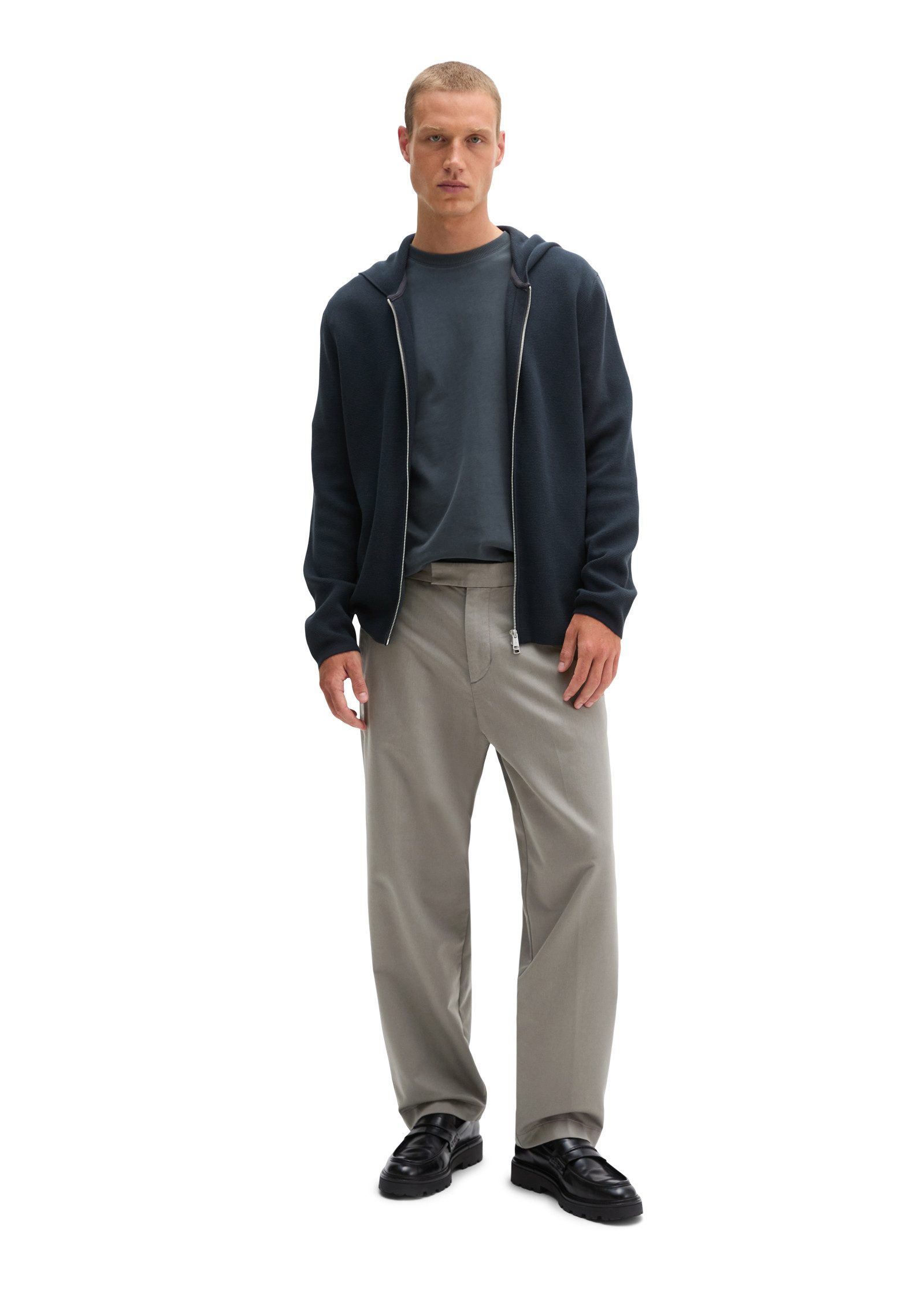 Marc O'Polo Kapuzenstrickjacke aus Bio-Baumwolle, Regular Fit – Bild 5 von 5