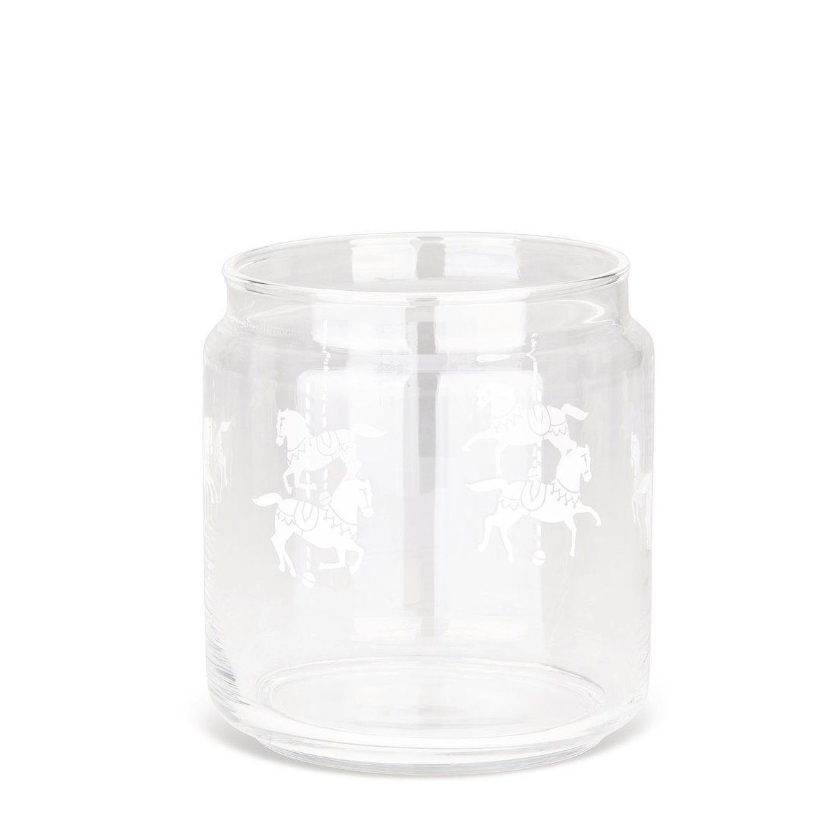 Alessi Frischhaltedose Aufbewahrungsglas CIRCUS l, Glas, Weissblech, 0.75 Silikon-Dichtung (lebensmittelecht)