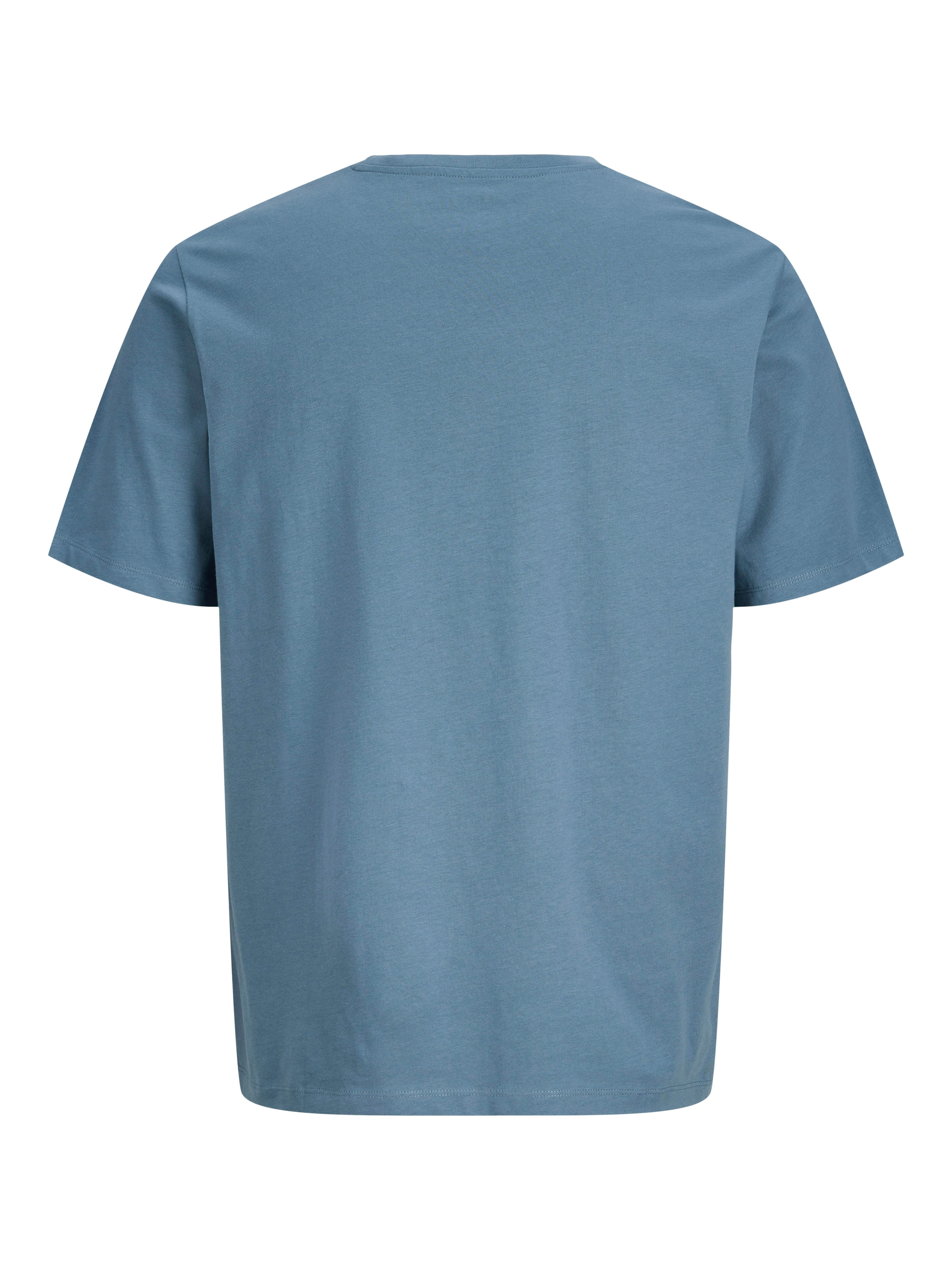 Jack & Jones Junior Rundhalsshirt JJEORGANIC figurbetont, atmungsaktiv, kombinierbar unifarben, casual, slim fit, Jersey, Rundhals