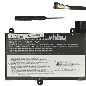 vhbw kompatibel mit Lenovo ThinkPad Edge E450 i7-5500U Laptop-Akku Li-Polymer 4400 mAh (10,8 V)
