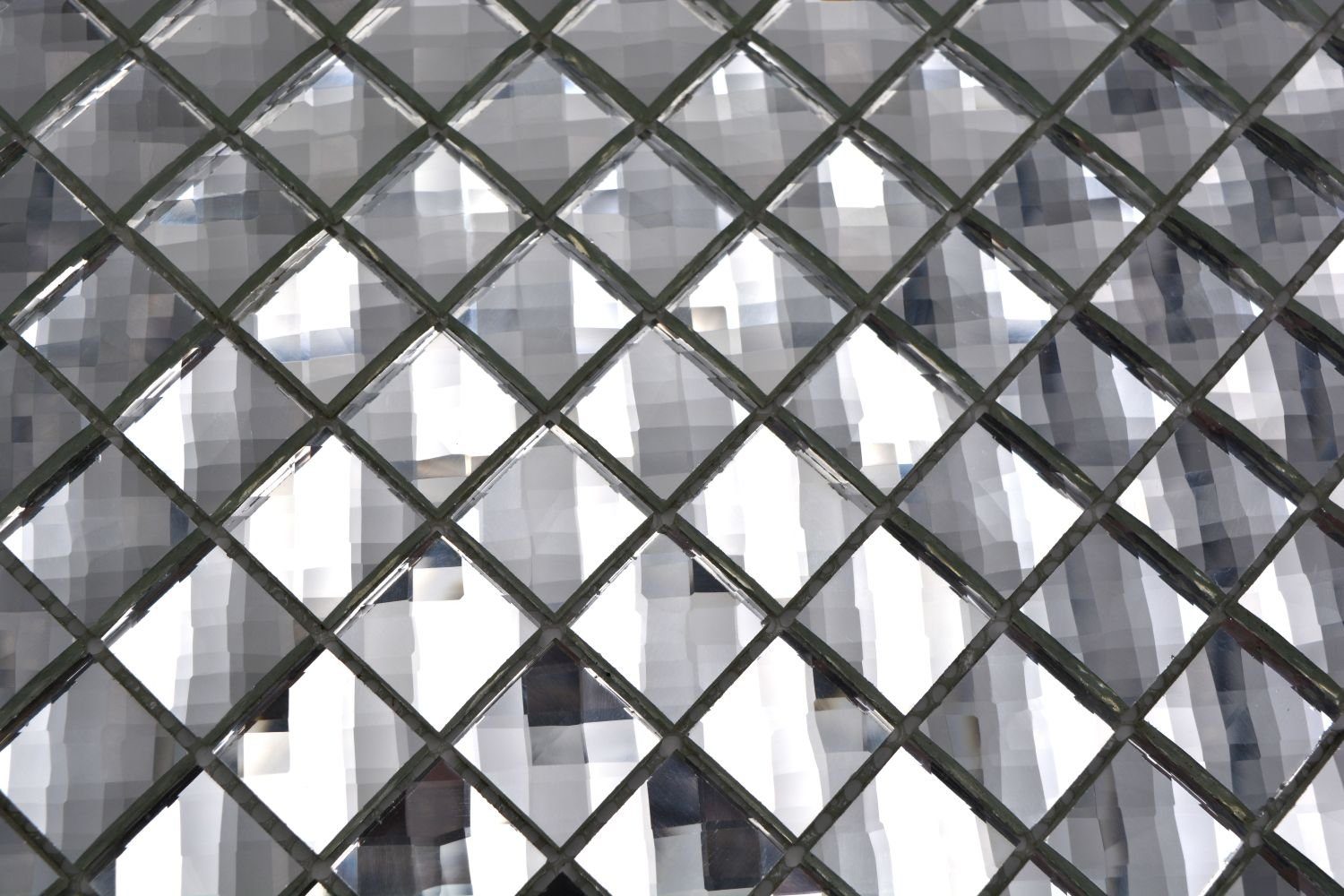 Mosani Mosaikfliesen Glasmosaik Crystal kristall 10 Matten / Mosaikfliesen glänzend