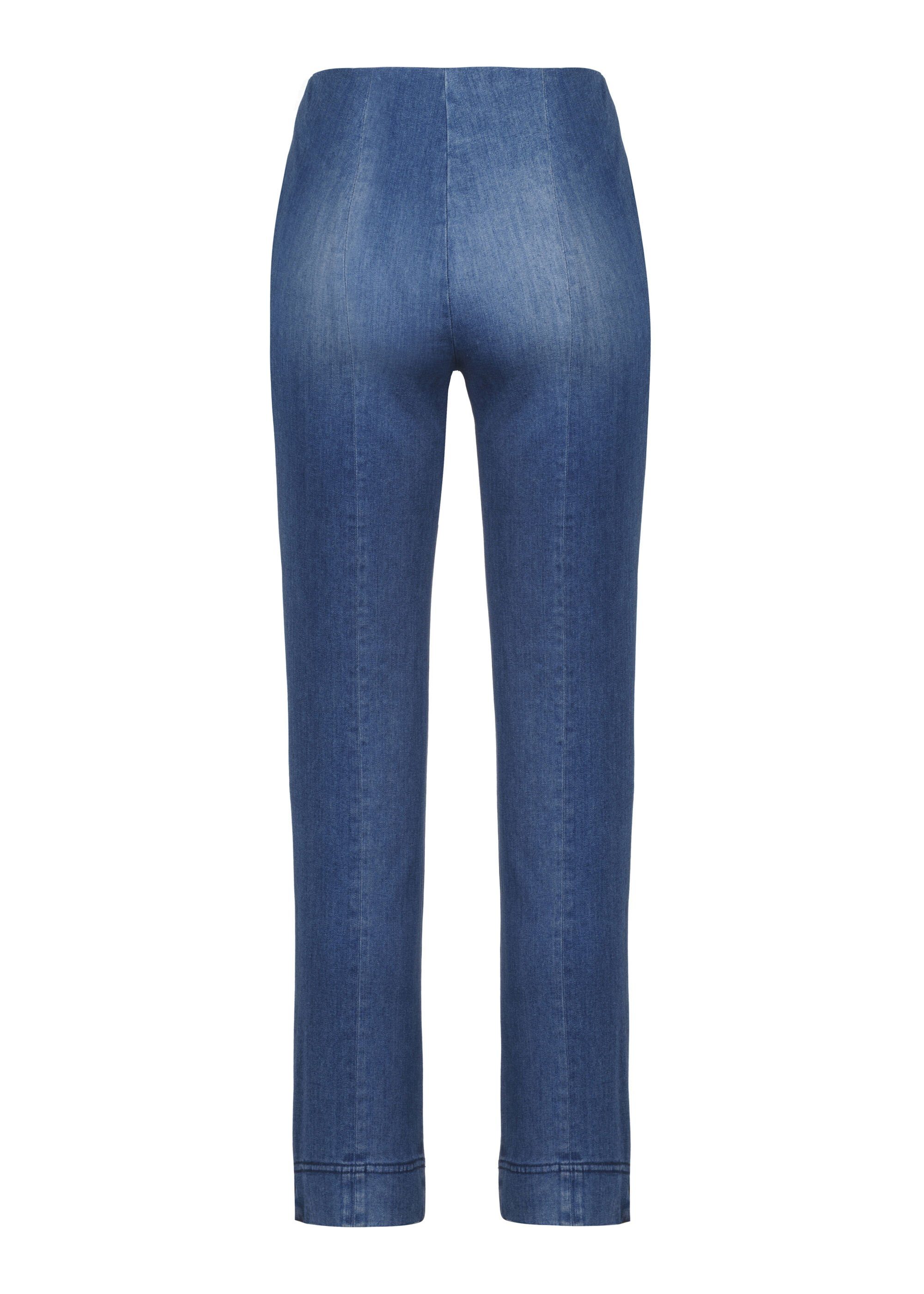 Straight-Jeans (stone) cobalt frozy mit Beinschlitzen Ina Stehmann