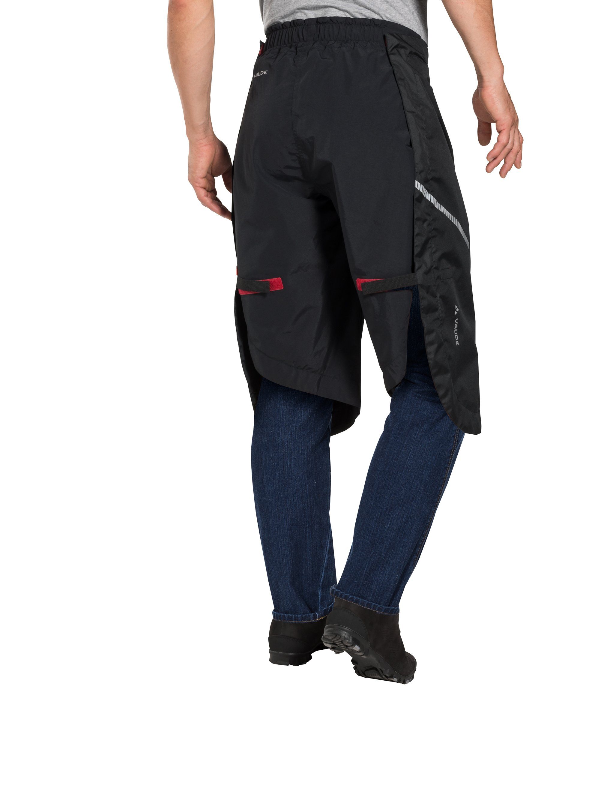 VAUDE Bike black Grüner Knopf Chaps (1-tlg) Funktionshose