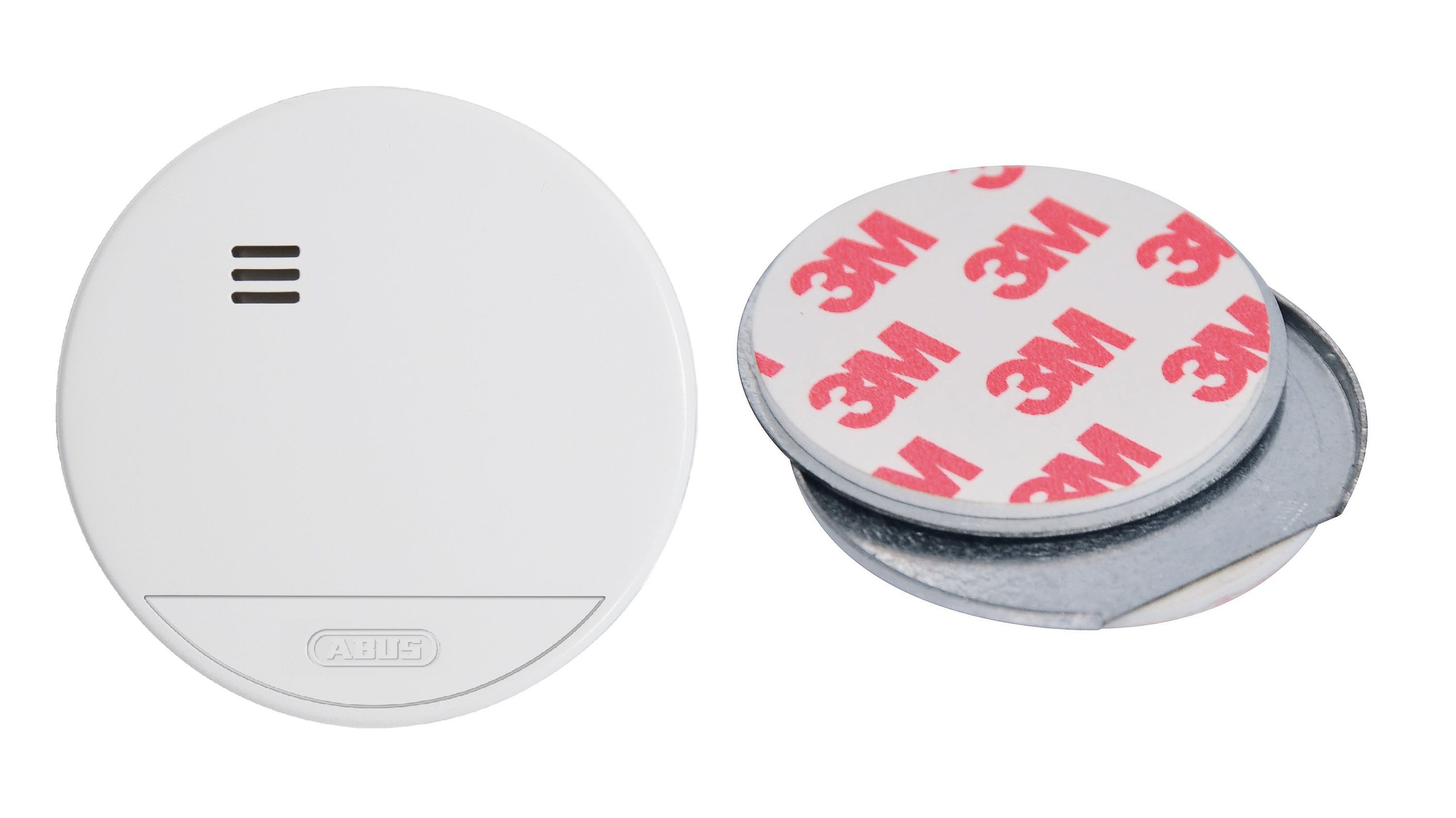 ABUS Rauchmelder RWM150-1 Stk, fest verbaute 10-Jahres-Batterie, Magnetpad Rauchmelder (Optischer Rauchmelder, für Wohnräume & VdS geprüft nach DIN EN 14604)