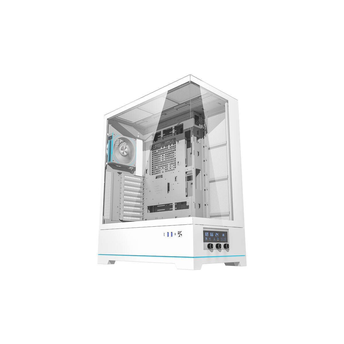 Darkflash PC-Gehäuse Darkflash DY450L PRO PC Gehäuse inkl. Lüfter