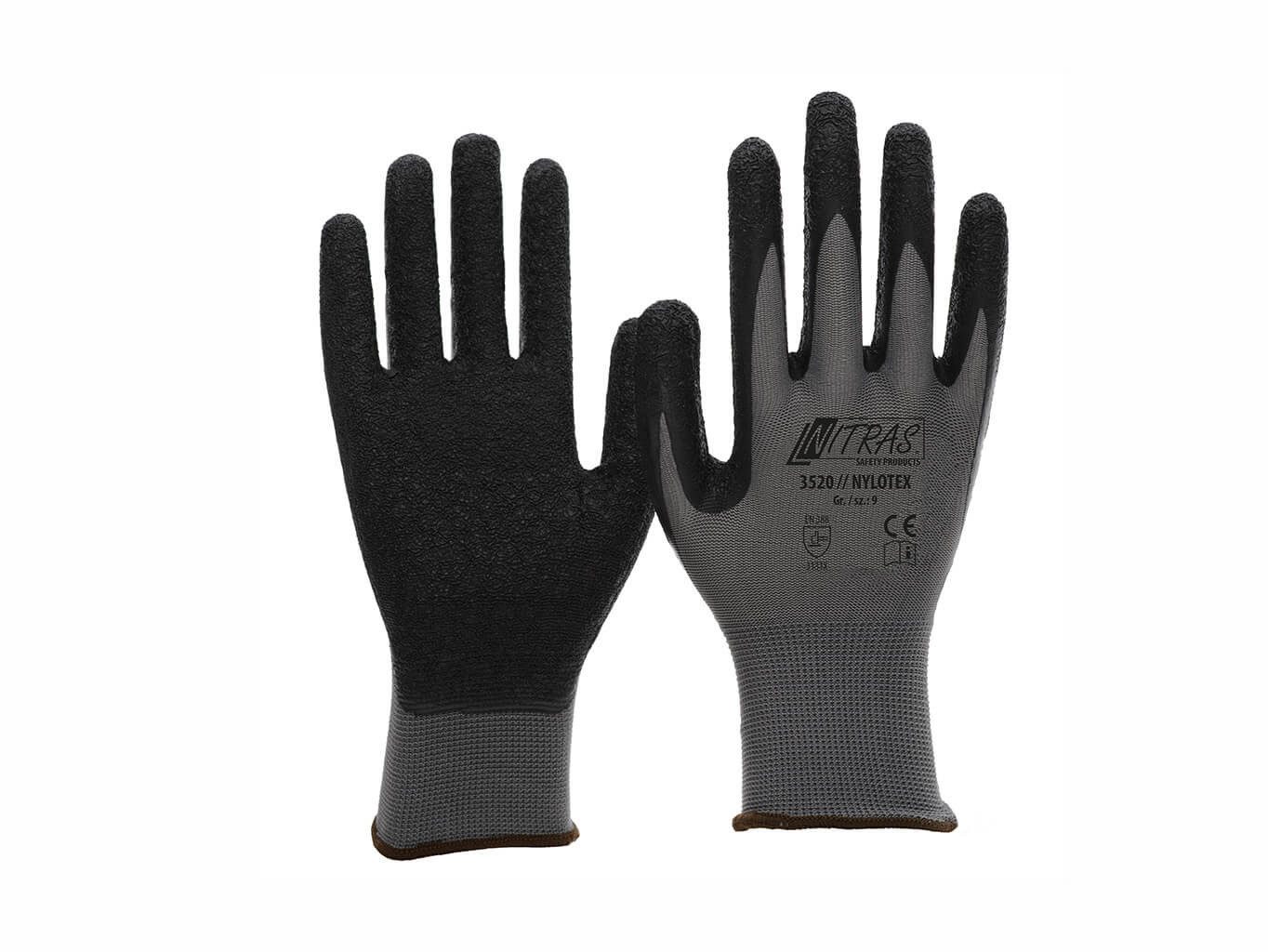 Nitras Arbeitshandschuhe Nylotex latexbeschichtet Gr. 11 (XXXL)