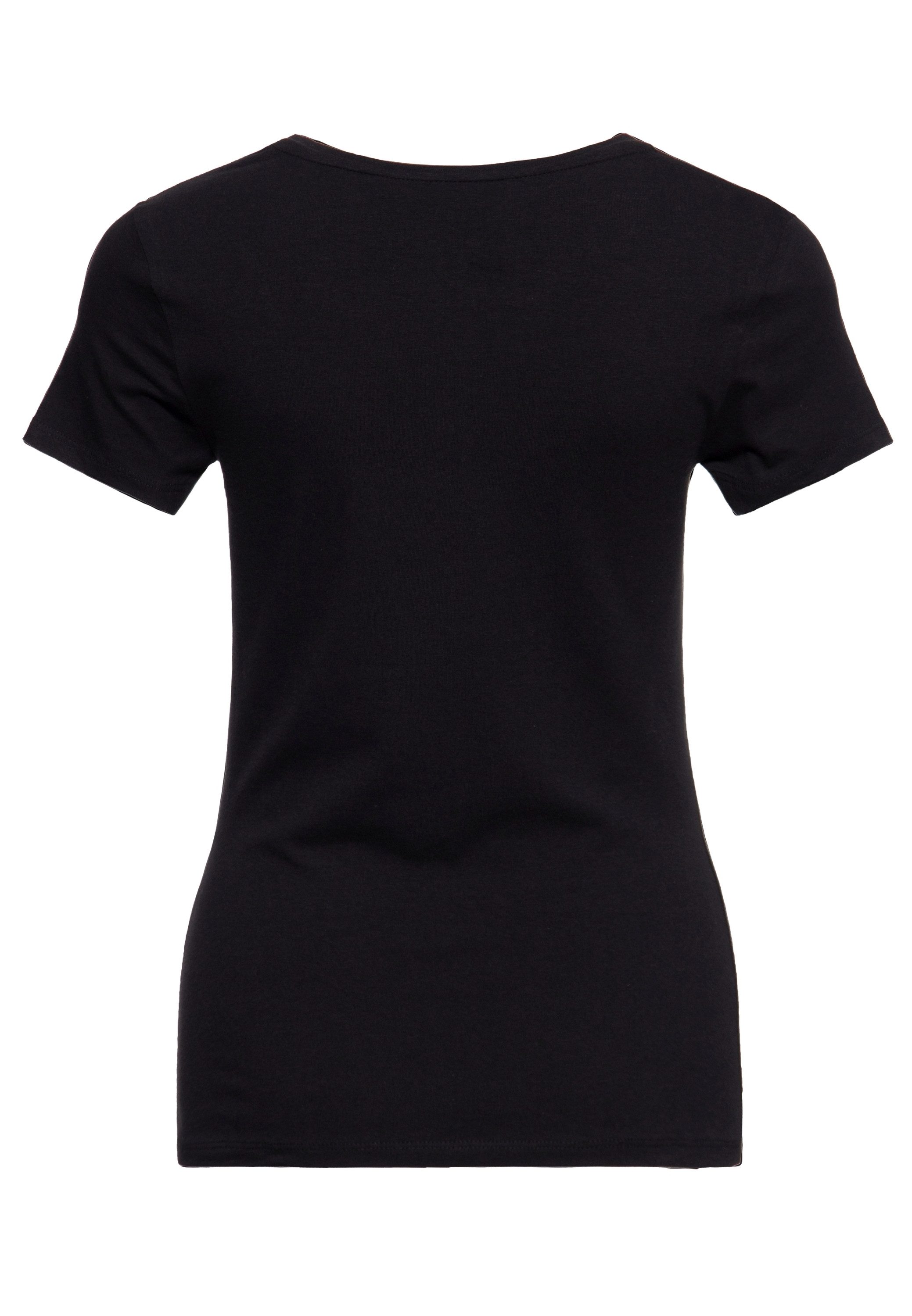 QueenKerosin Print-Shirt Fast & Curvy (1-tlg) mit Retro-Comic-Artwork günstig online kaufen