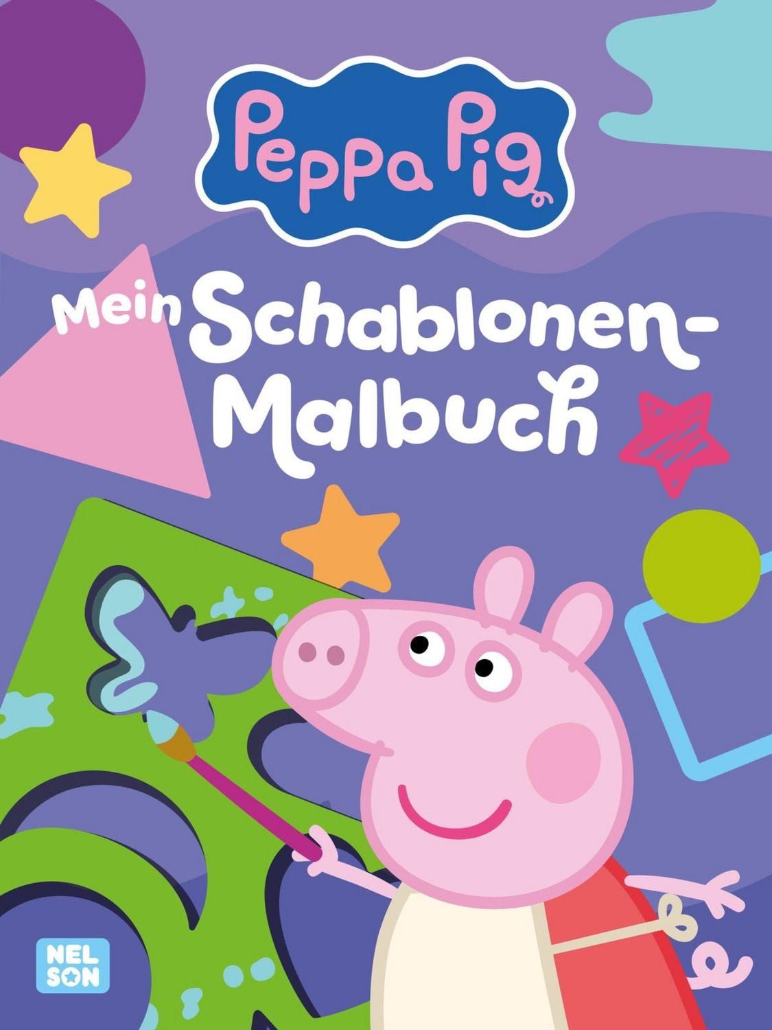 Peppa Wutz Ausmalbilder: Mein Schablonen-Malbuch / diverse