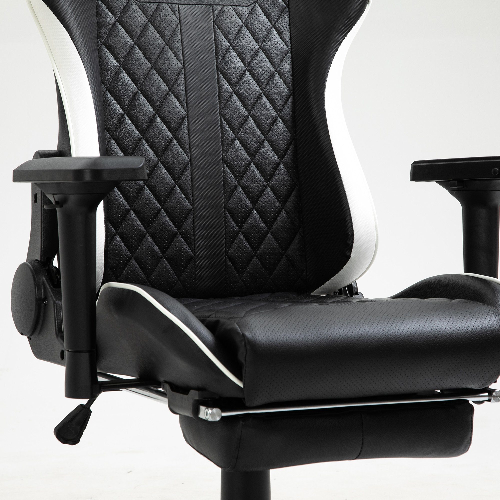 flexiblen Weiß Chefsessel Bürostuhl im Armlehnen Stuhl mit (einzeln), Racing-Design / Thanos TRISENS Schwarz Gaming