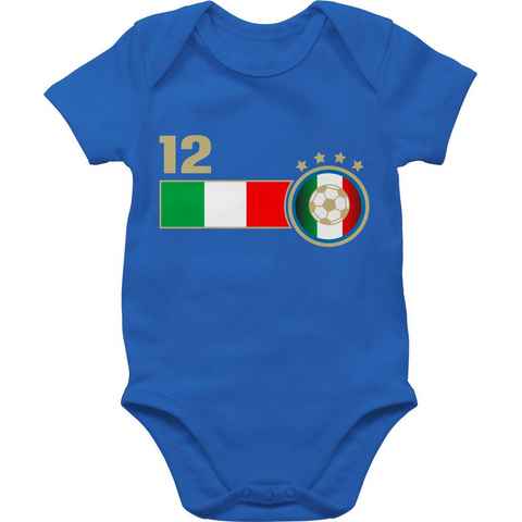 Shirtracer Shirtbody 12. Mann Italien Mannschaft 2024 Fussball EM Fanartikel Baby