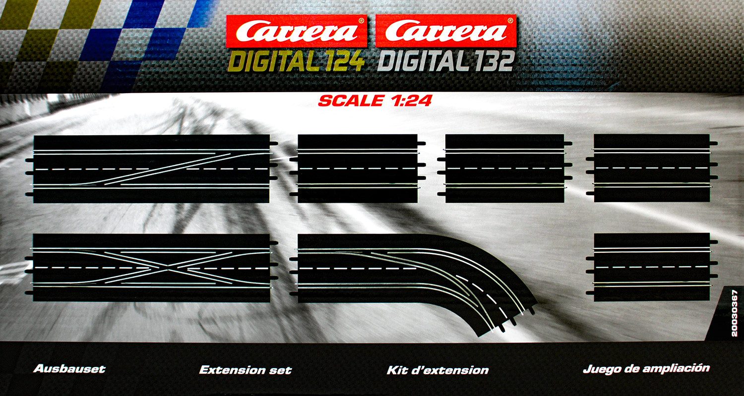 Carrera® Autorennbahn Carrera 20030367 - DIGITAL 124/132 Schienen Ausbauset