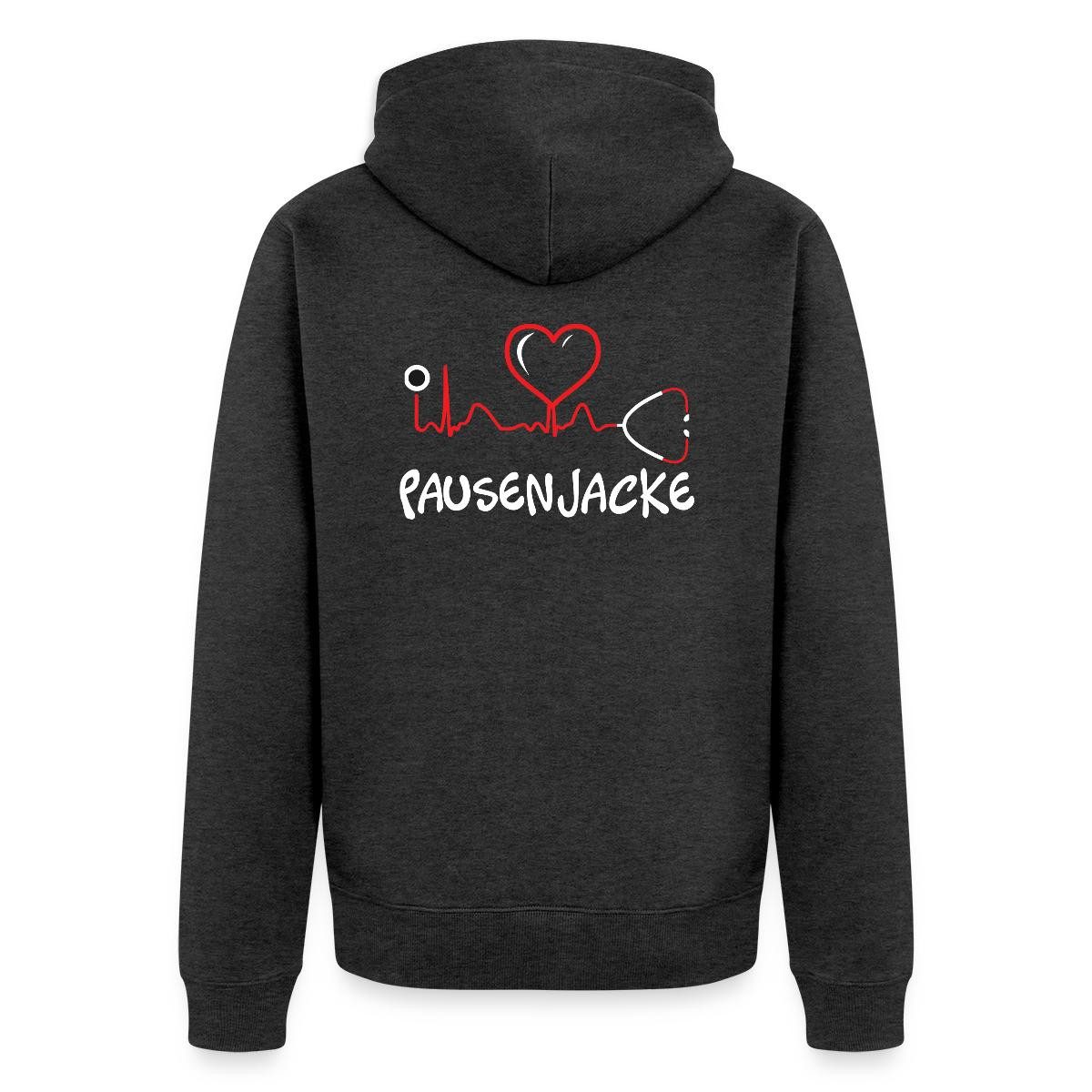 Spreadshirt Sweatjacke Herzschlag Pausenjacke Krankenpfleger Krankenhaus Kapuzenjacke Herren (1-tlg)