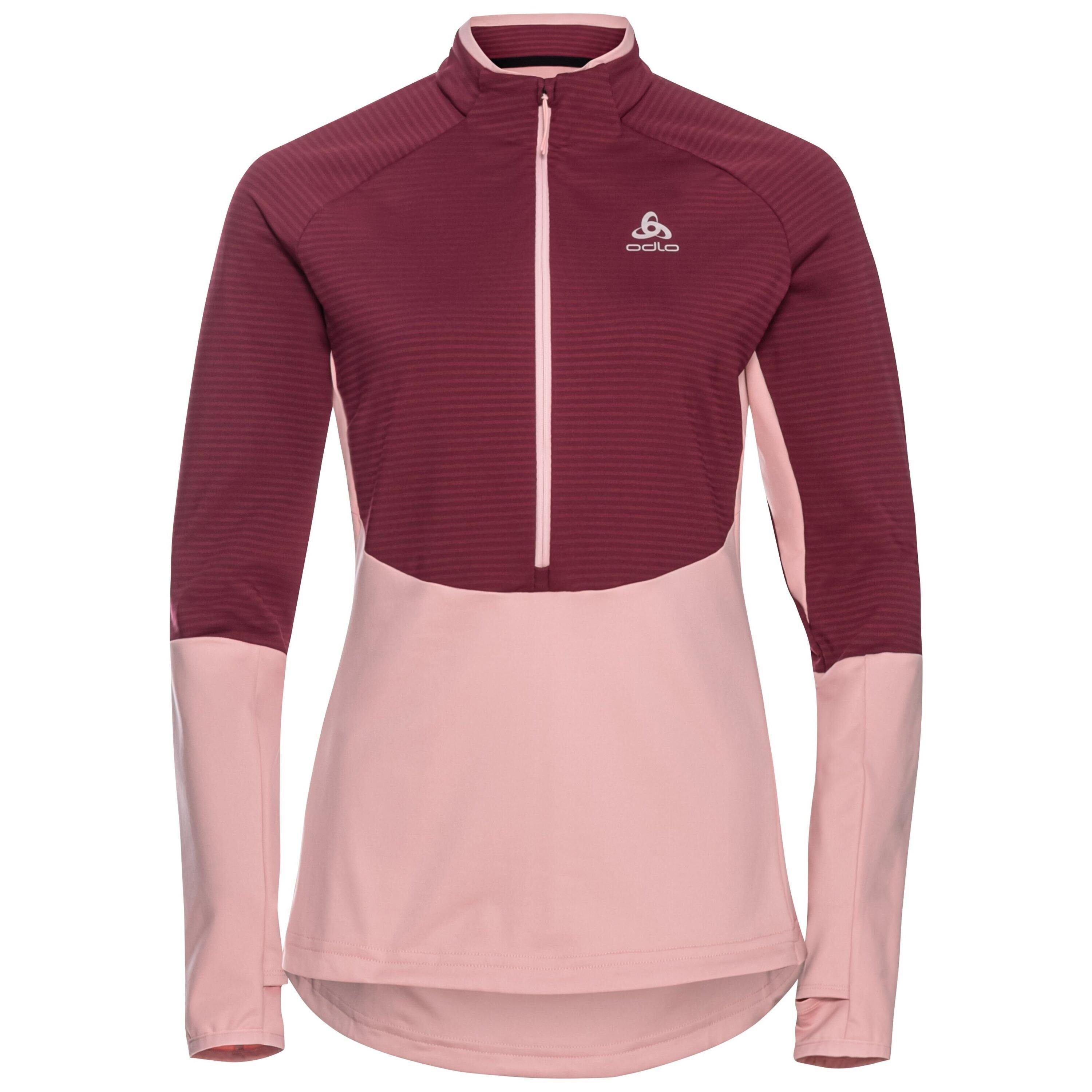 Odlo Strickfleece-Pullover Sesvenna SL Mid Layer mit Halbreiẞverschluss