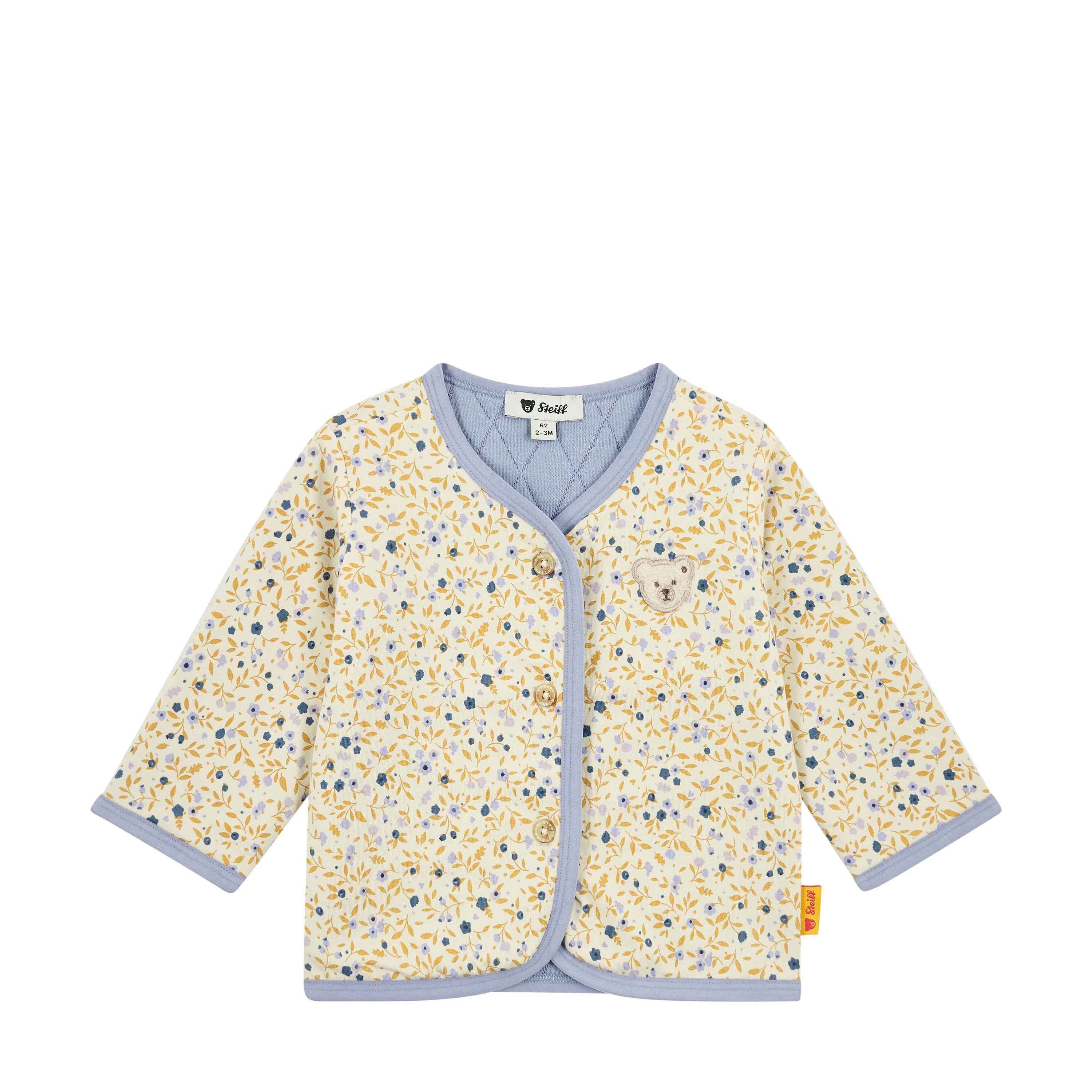 Steiff Sweatjacke Jersey Jacke Woof & Fluff, gefüttert, wattiert
