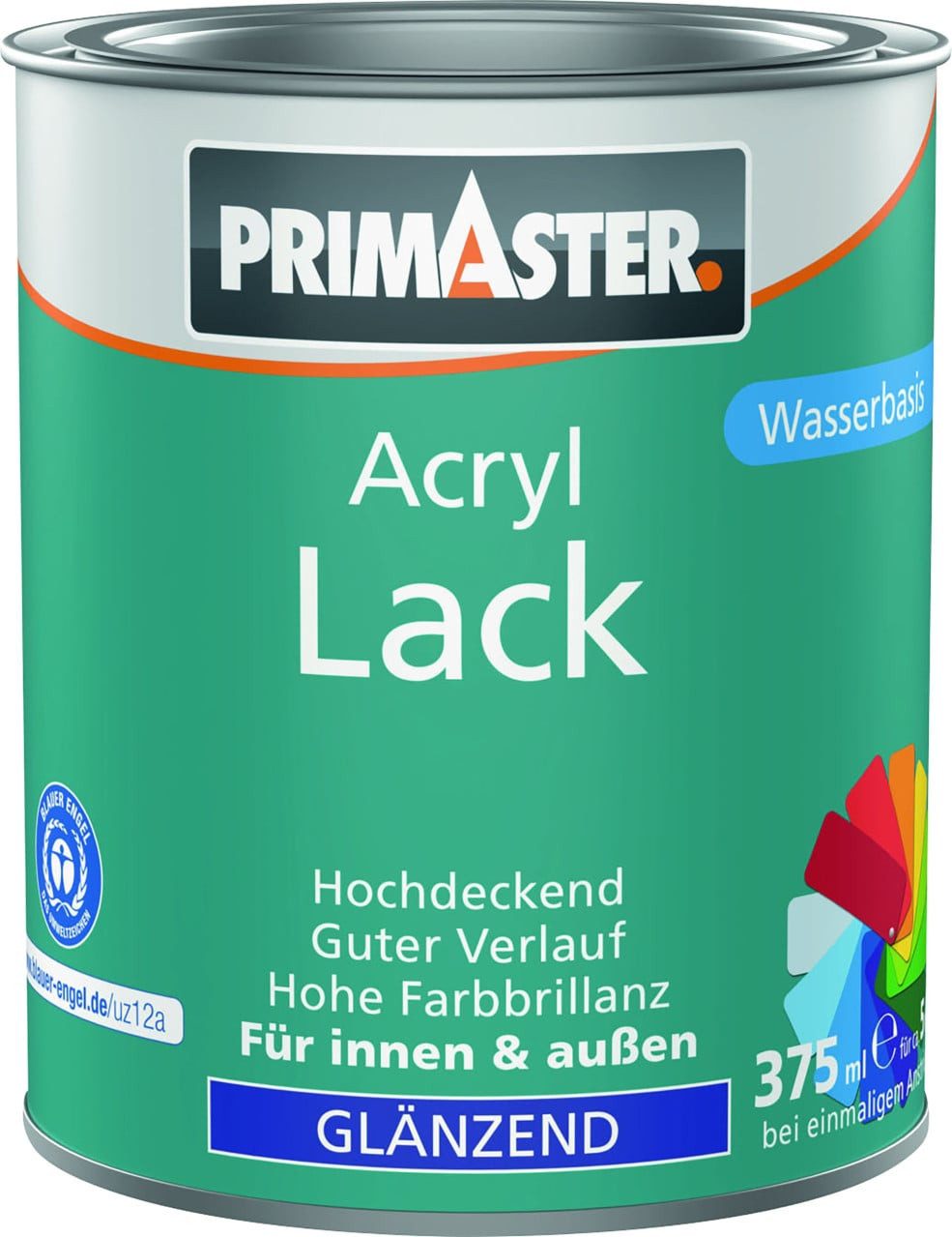 Primaster Acryl-Buntlack Primaster Acryl Lack feuerrot glänzend 375 ml