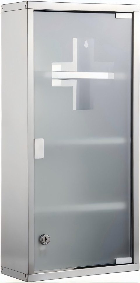 Zedelmaier Medizinschrank Abschließbarer Medizinschrank aus Edelstahl,Medik günstig online kaufen