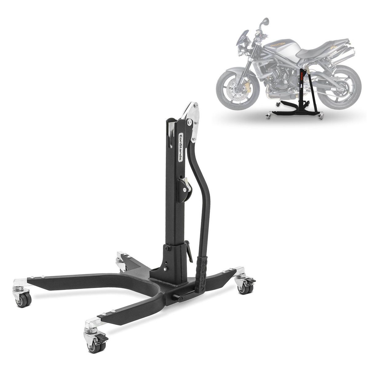 ConStands Motorradheber CS Power Classic-Zentralständer für Triumph Street Triple/ R 07-22 DPL