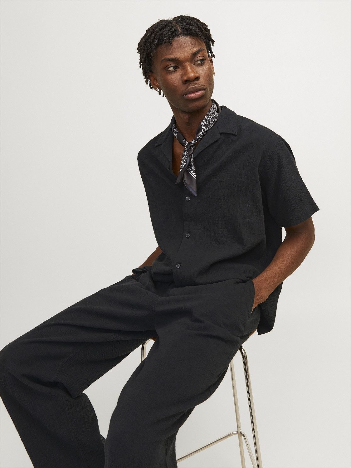 Jack & Jones Kurzarmhemd JORLUKE CRINKLE günstig online kaufen