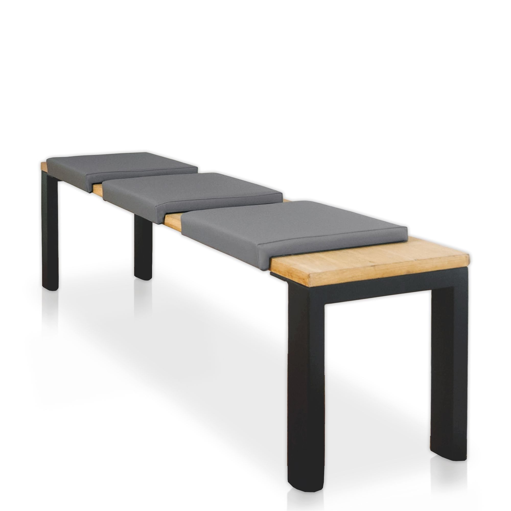 Lycce Bankauflage Klemmkissen, Sitzkissen 1 Leiste, 35cm Klemmtiefe, weich gepolstert, (1 St), verrutscht nicht, hochwertiger Kunstlederbezug, verschiedene Цвета(ов)