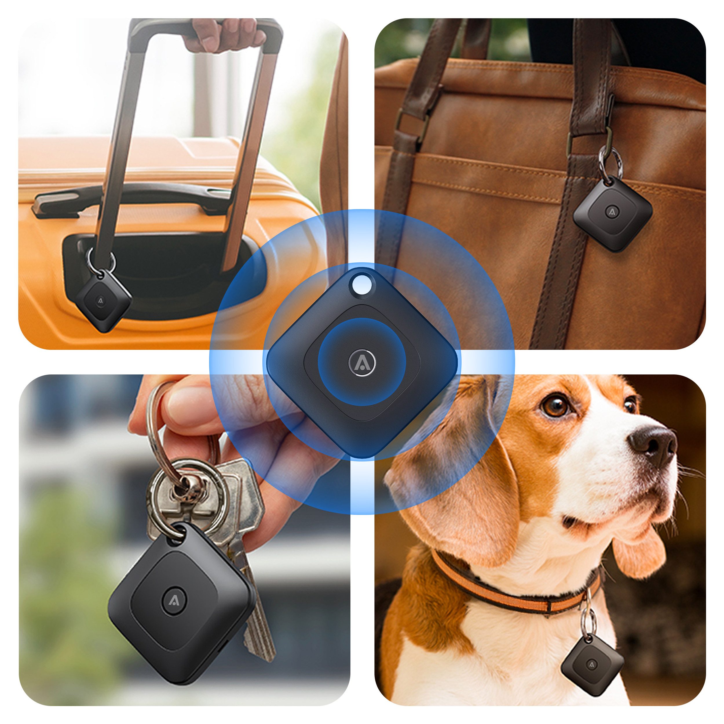 alkaya. Blueetooth Tracker 2er Set für Handy (nur mit iPhone kompatibel) GPS-Tracker (Nur kompatibel mit Apple-Geräten (iOS) – Bild 5 von 5