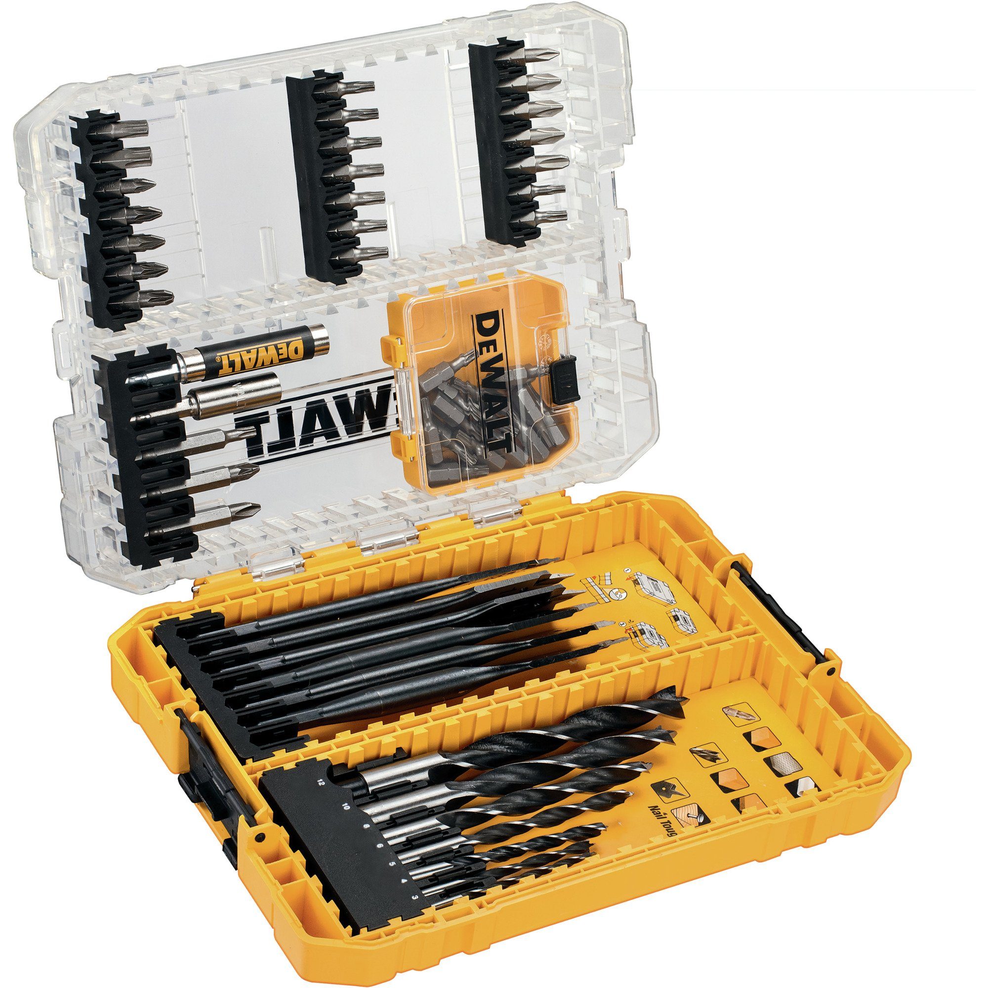 DeWalt Дрель- und Битыet DEWALT Bit- und Holzbohrer-Set DT70758, EXTREME
