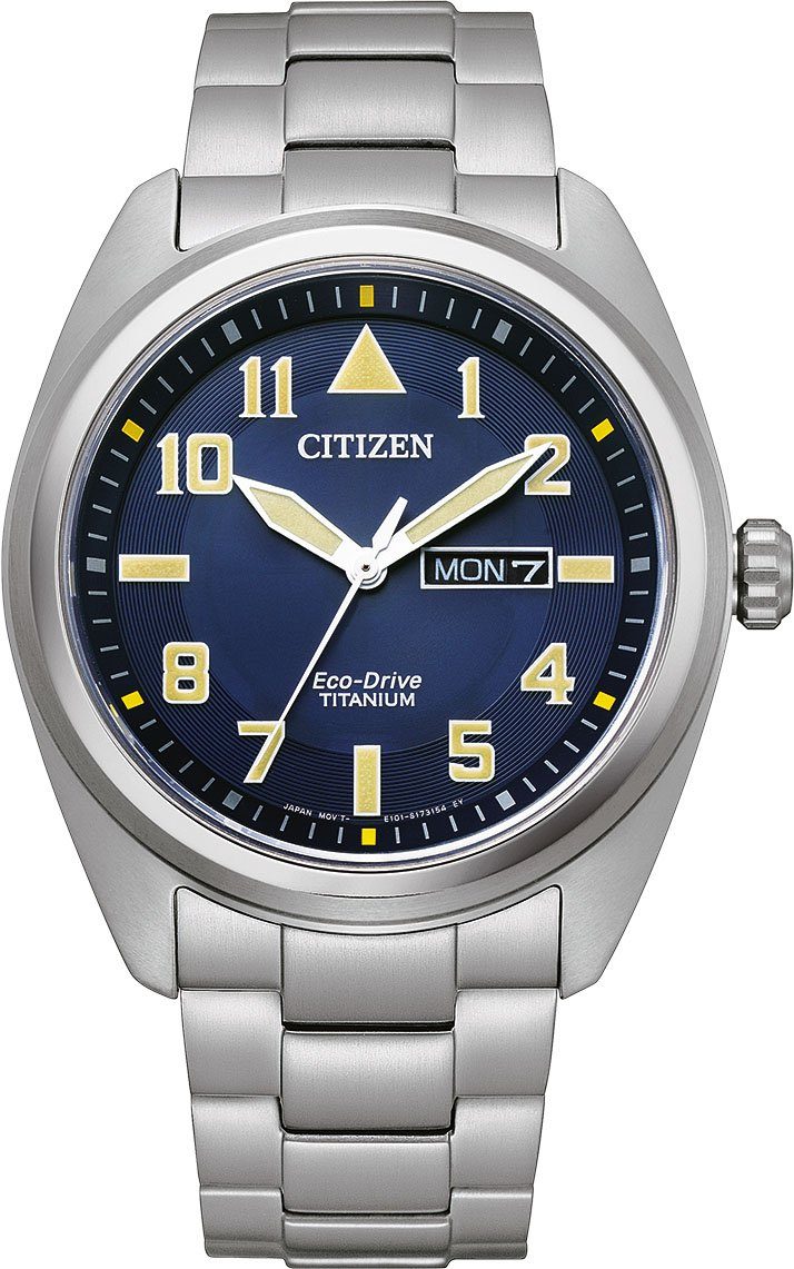 Citizen Titanuhr BM8560-88LE, Armbanduhr, Herrenuhr, Solar