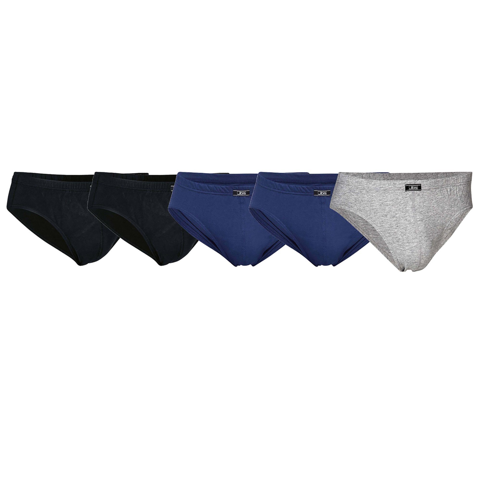 jbs Slip Herren Slip 5er Pack Baumwolle (Packung, 5er Pack)