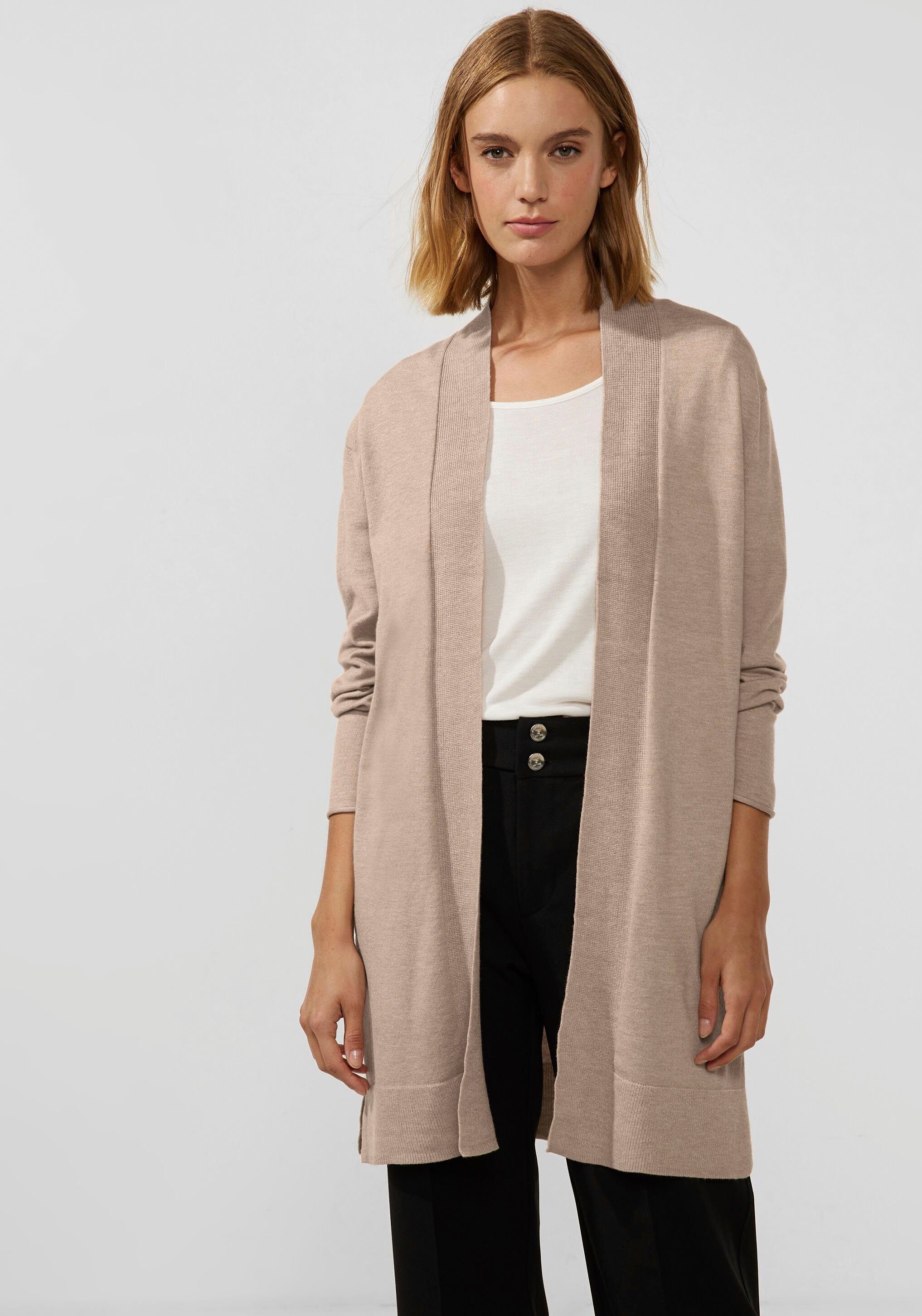 STREET ONE Cardigan mit Seitenschlitzen