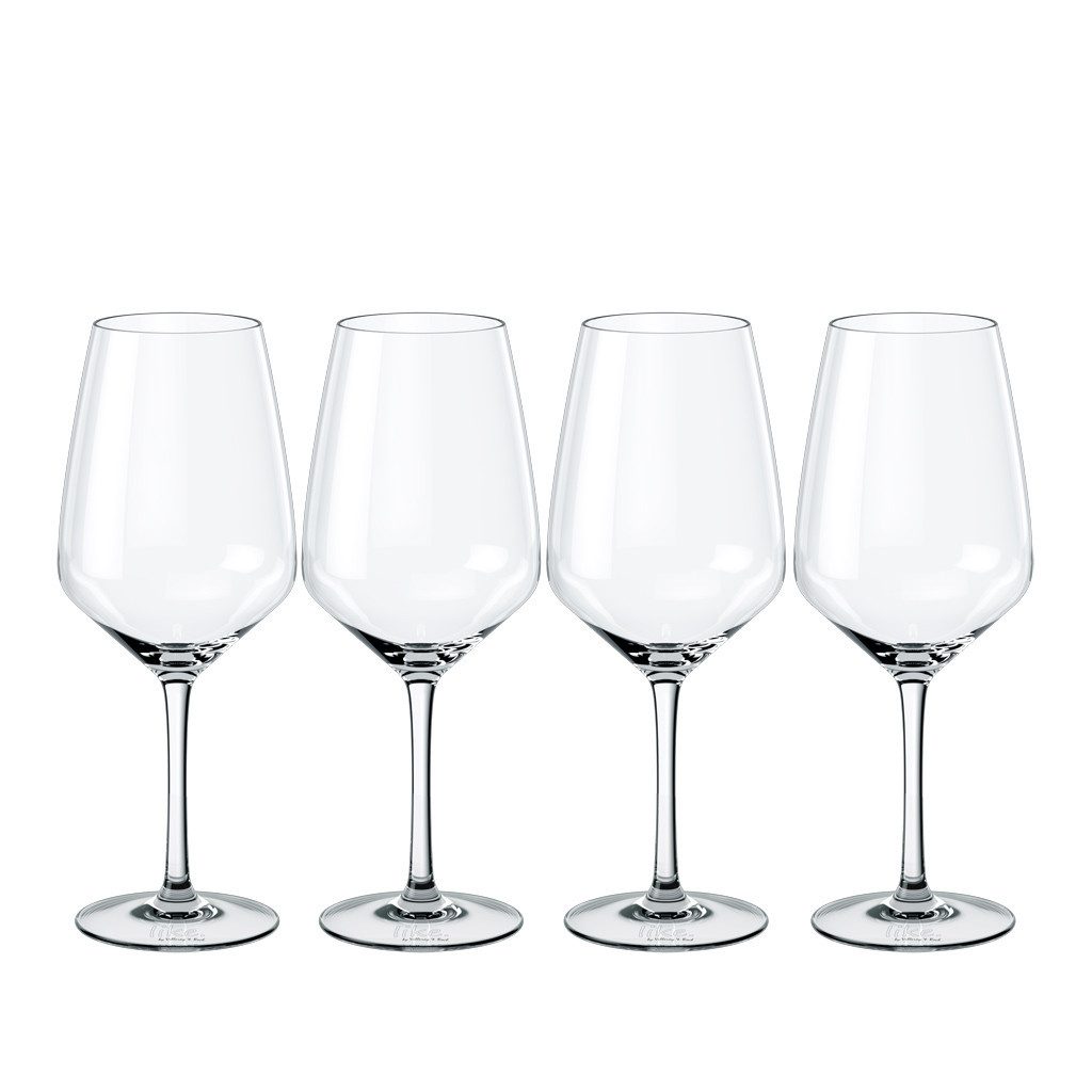like. by Villeroy & Boch Rotweinglas Essential Rotweinglas, 4 Stück 226mm, 4-tlg., Glas, Kristallglas, spülmaschinenfest, Made in Germany
