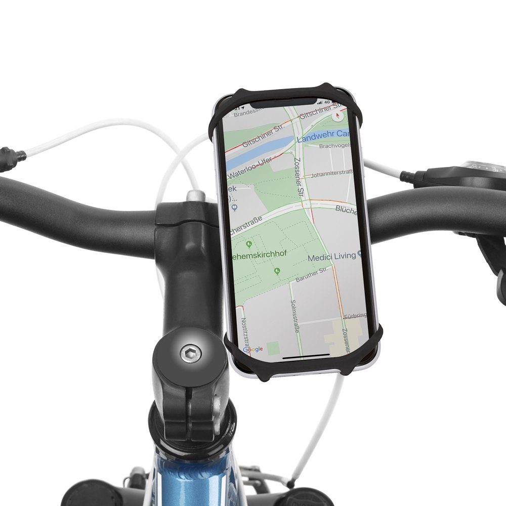 Renkforce Handy-Halterung Renkforce RF-BPM-100 Handyhalterung Fahrrad – Bild 2 von 5