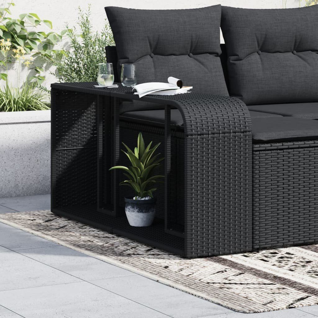 vidaXL Regal Outdoor-Regale 2 Stk. Schwarz günstig online kaufen