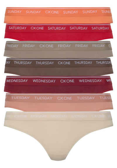 Calvin Klein Underwear Slip (Packung, 7-St) mit Wochentag-Print