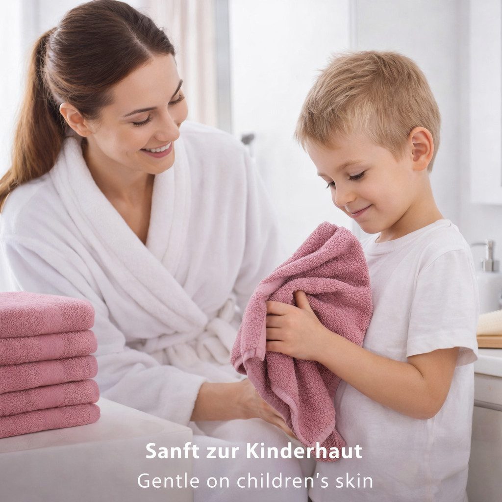 Betz Gästehandtücher 10 tlg. Gästehandtücher-Set PREMIUM 100 % Baumwolle 30x50cm, 100% Baumwolle (10-St)