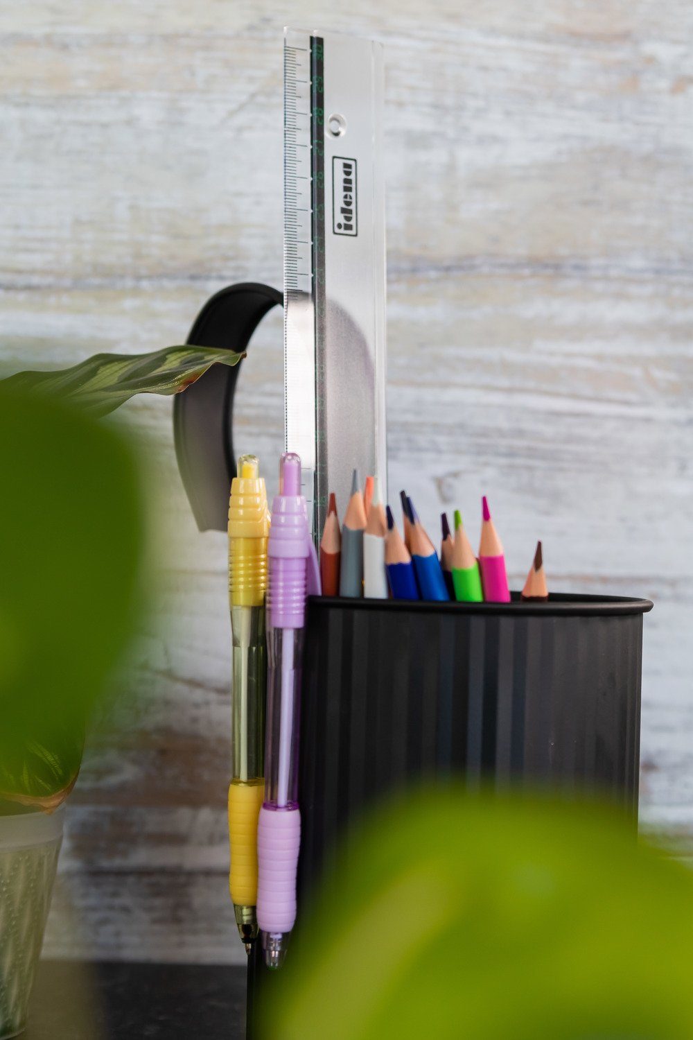 Idena Lineal Idena 602023 - Kunststoff-Lineal mit 30 cm Länge, Millimeter- und – Bild 5 von 5