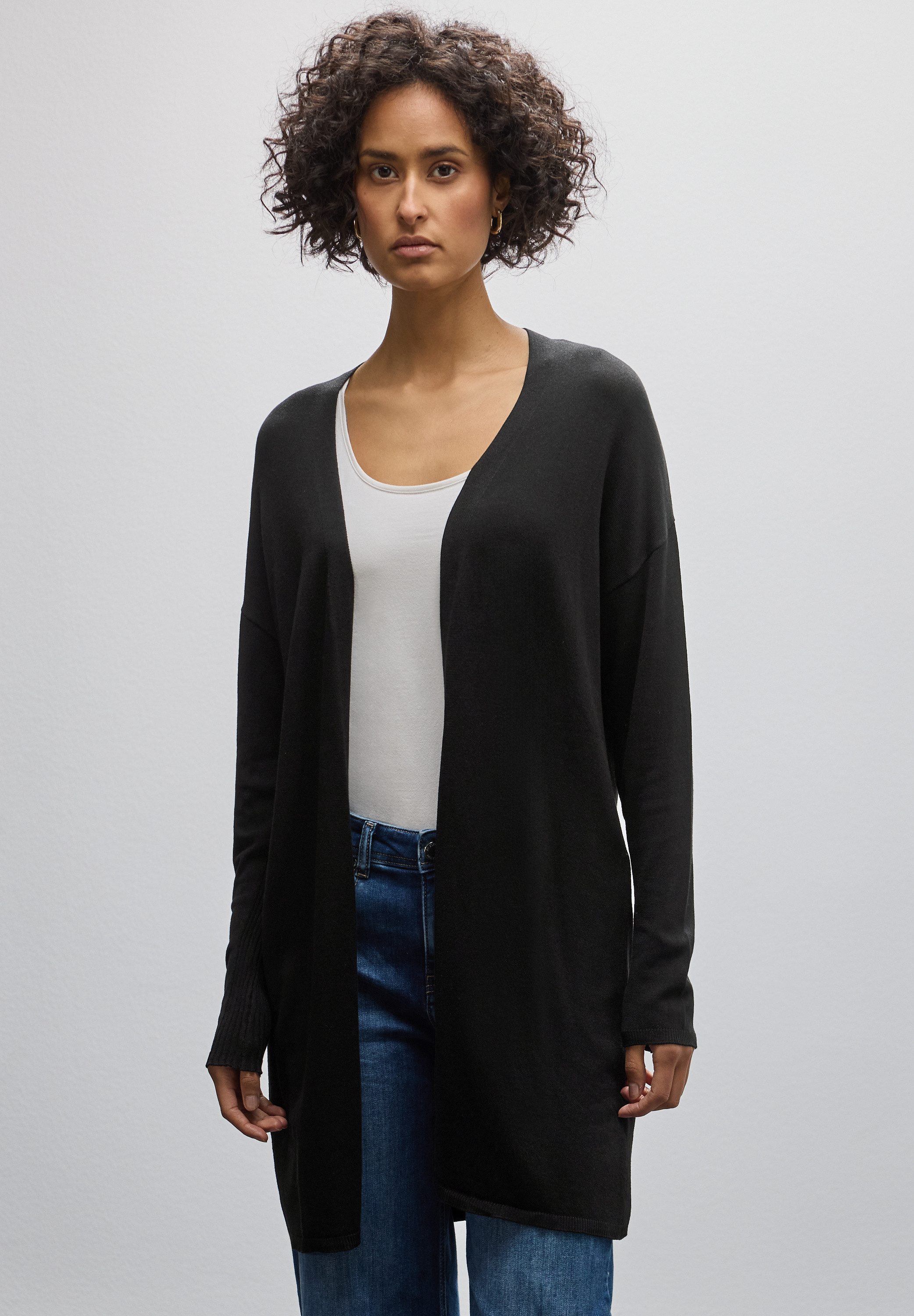 STREET ONE Strickjacke aus softer Viskose