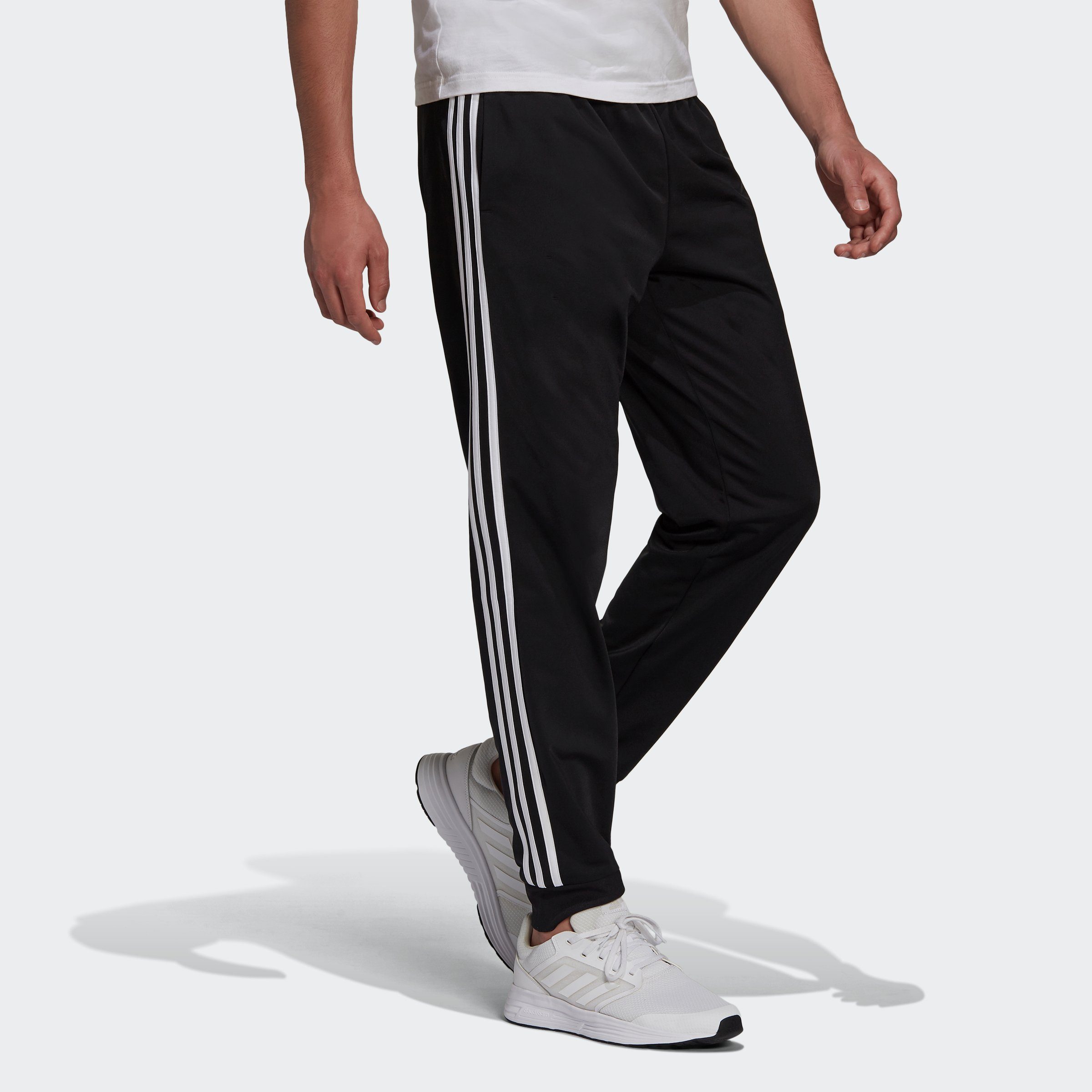 adidas Originals adidas Sportswear Sporthose PRIMEGREEN ESSENTIALS WARMUP TAPERED 3STREIFEN (1-tlg) Black / White