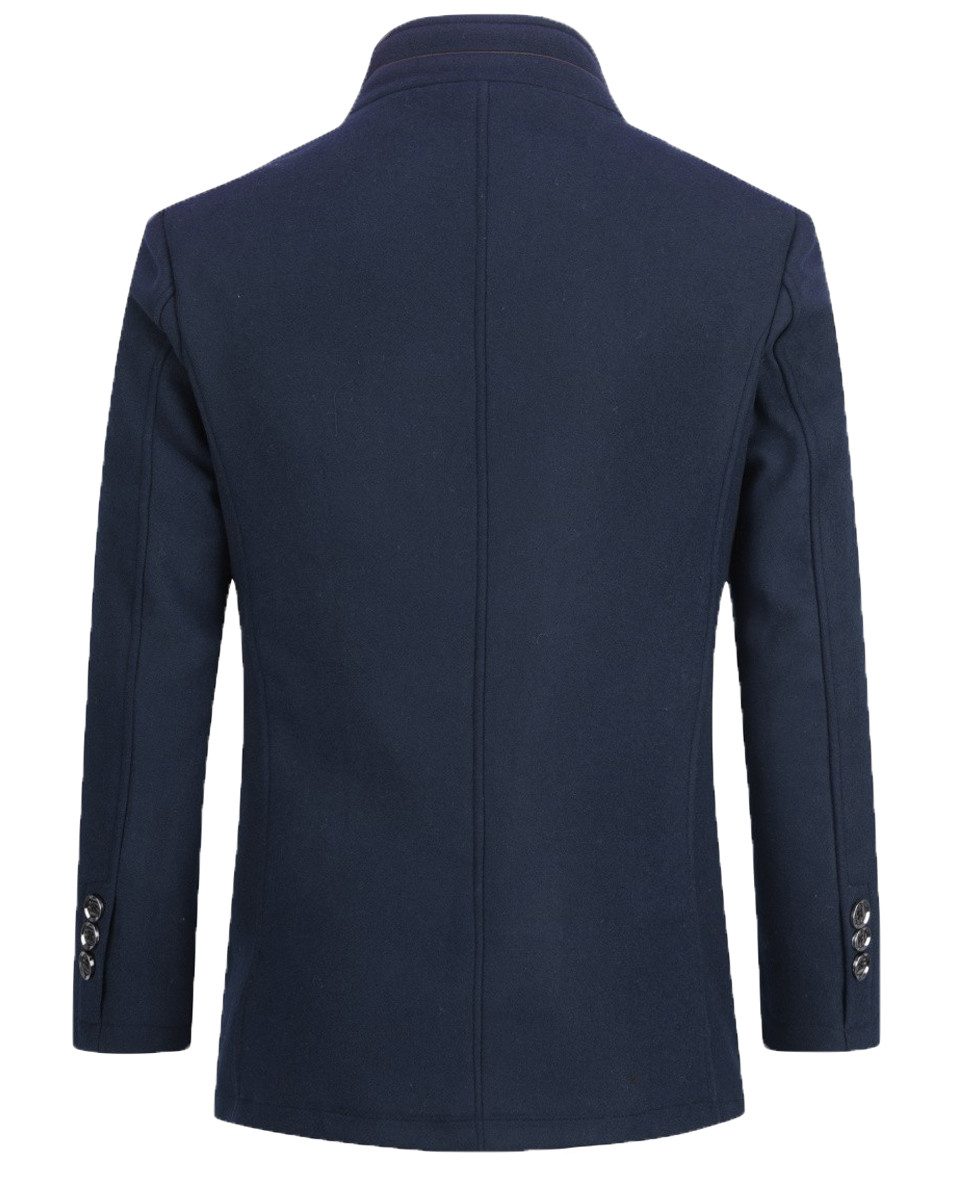 Allthemen Kurzmantel mit abnehmbarer dicker Weste Herren Wintermantel kurze günstig online kaufen