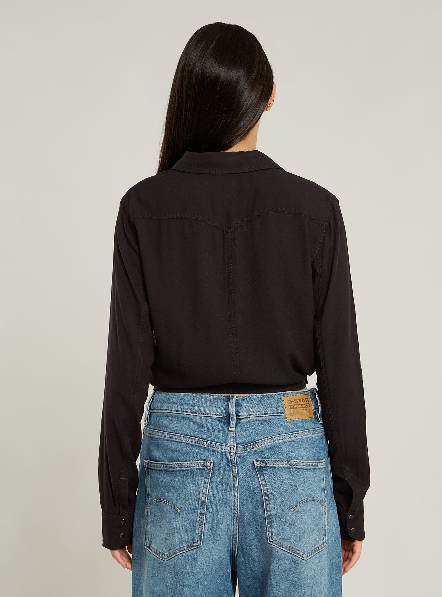 G-STAR Langarmshirt Tacoma Wrap Hemd