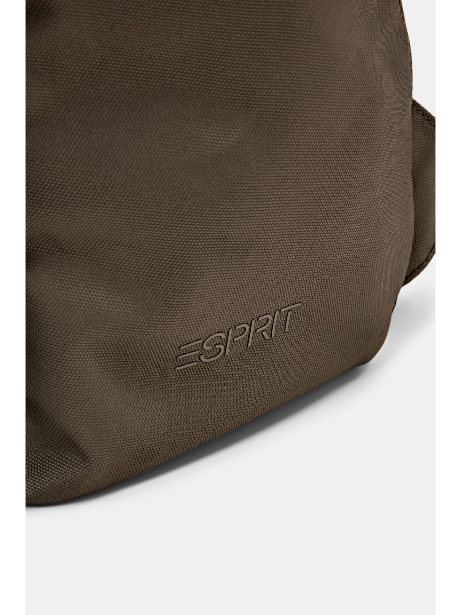 Esprit Rucksack Rucksack aus Webstoff OLIVE mit Zipperfach